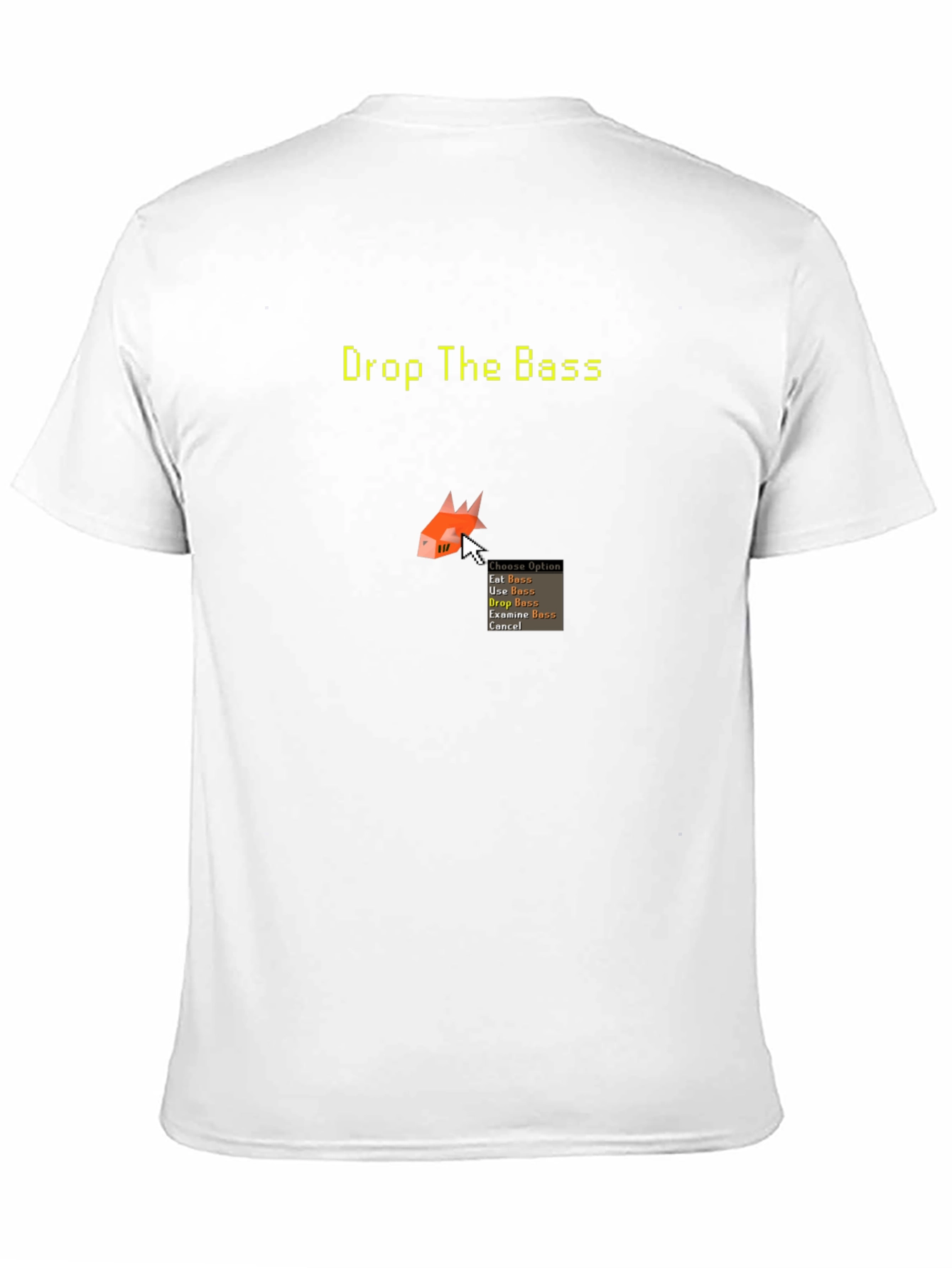 Drop the Bass Funny Graphic Tee
