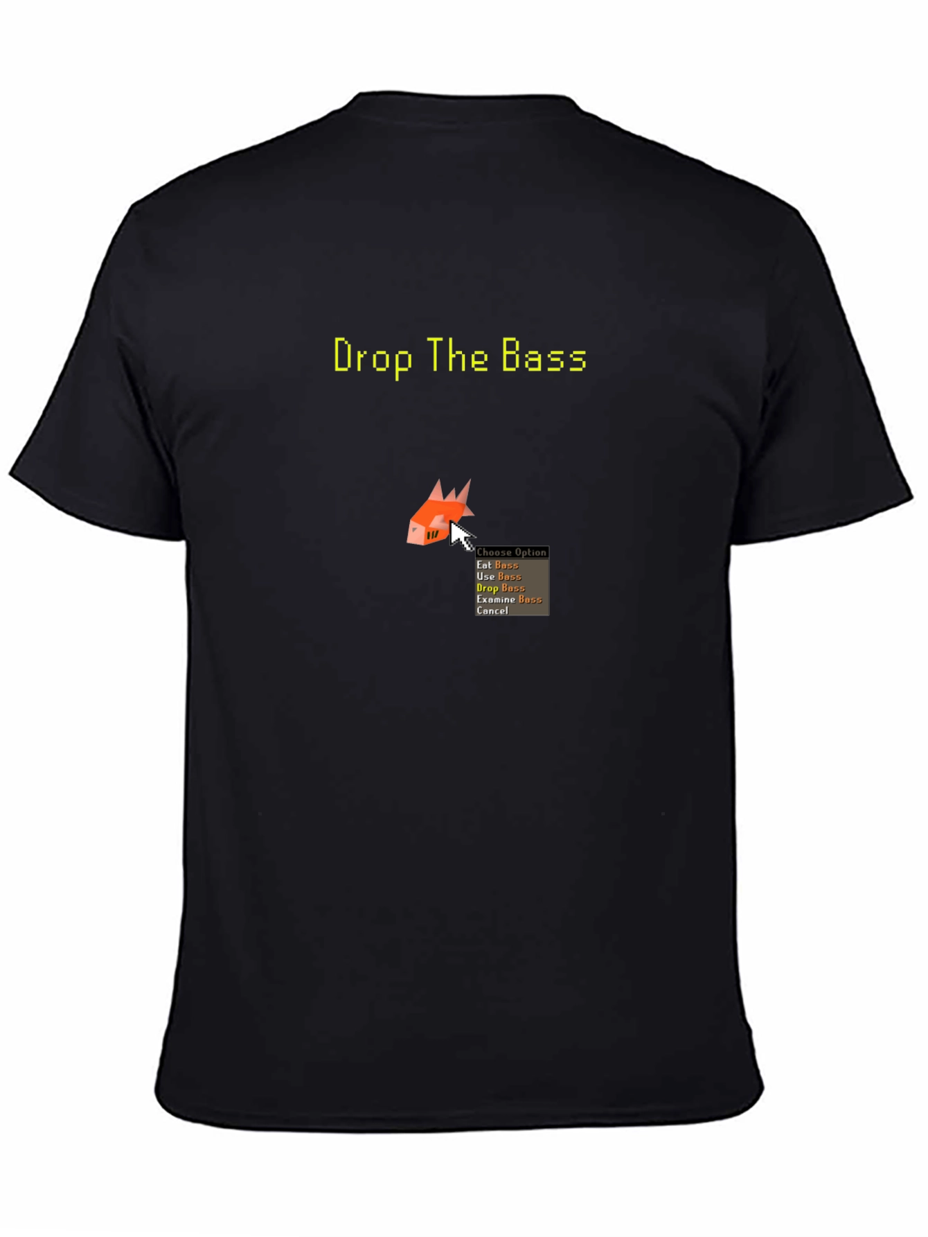 Drop the Bass Funny Graphic Tee