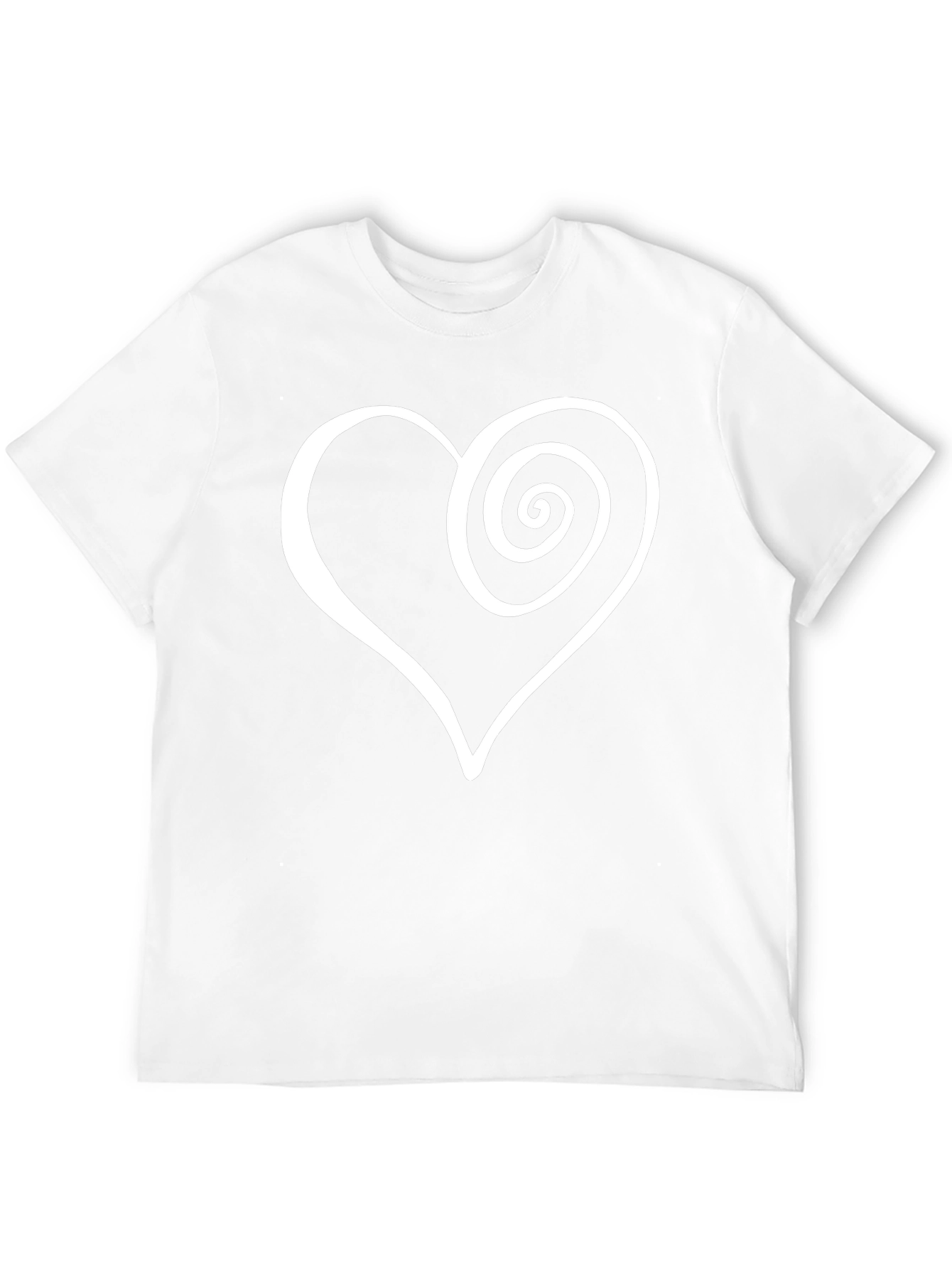 Spiral Heart Black T-Shirt
