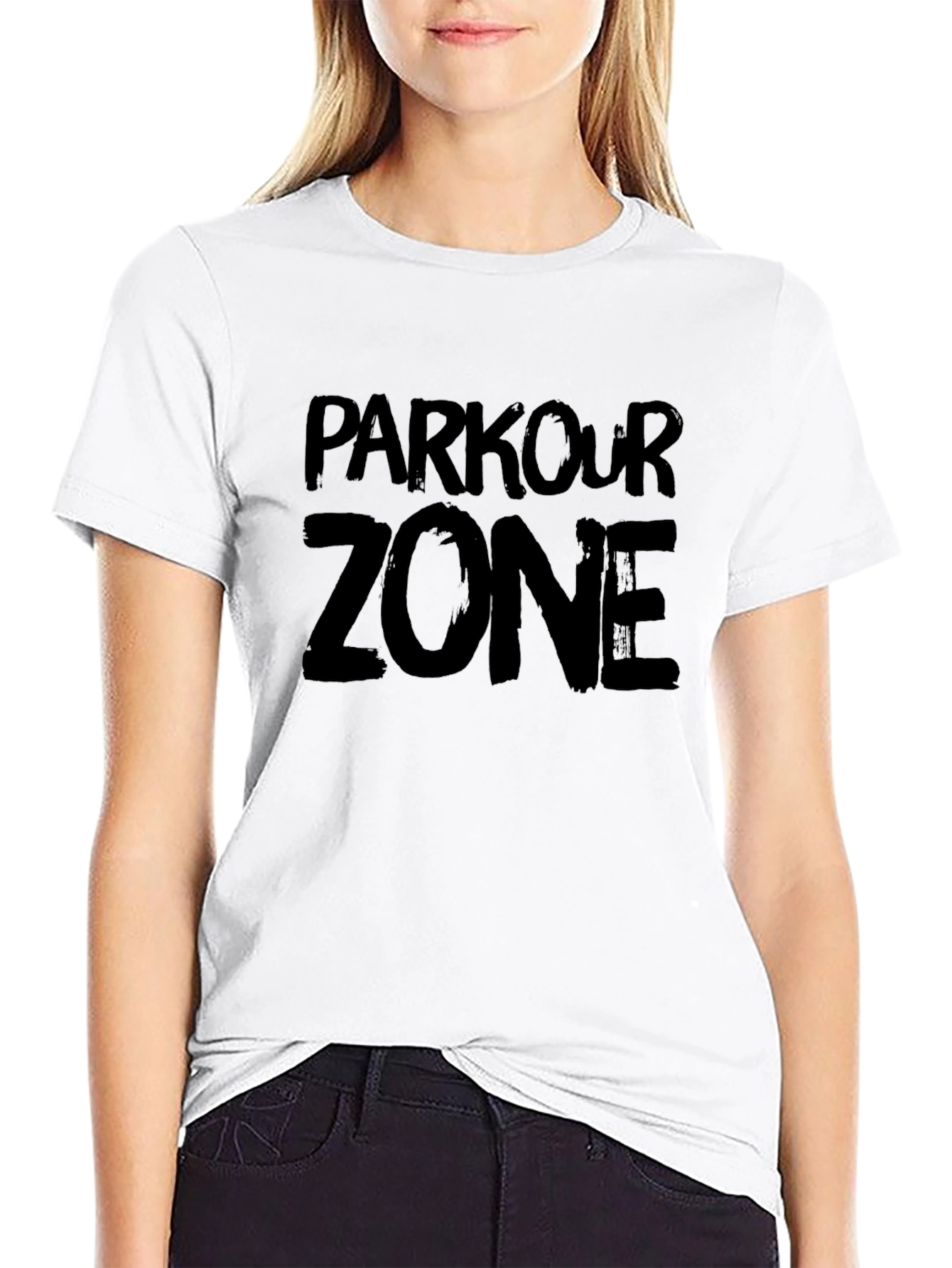 Parkour Zone Black Graphic T-Shirt