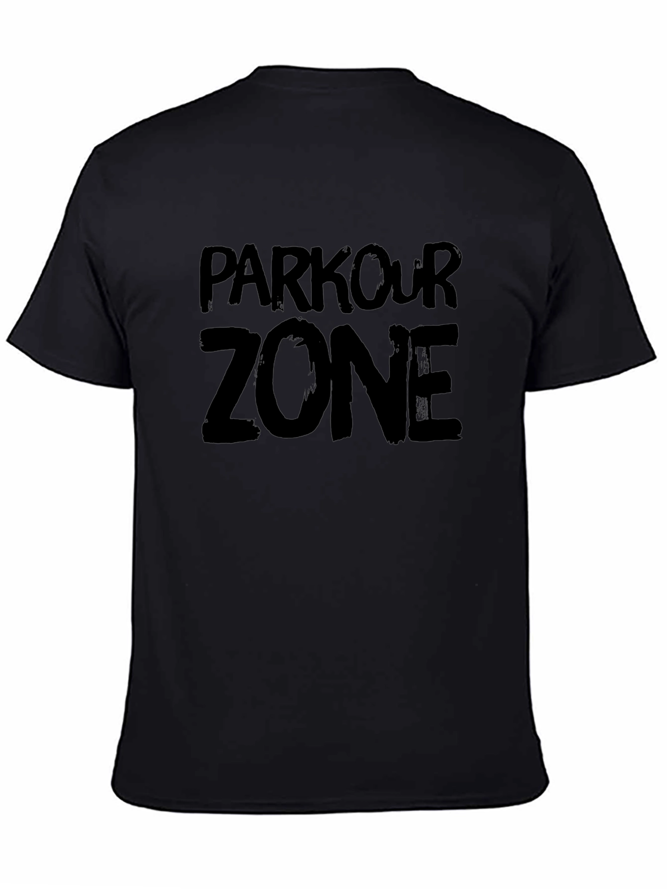 Parkour Zone Black Graphic T-Shirt
