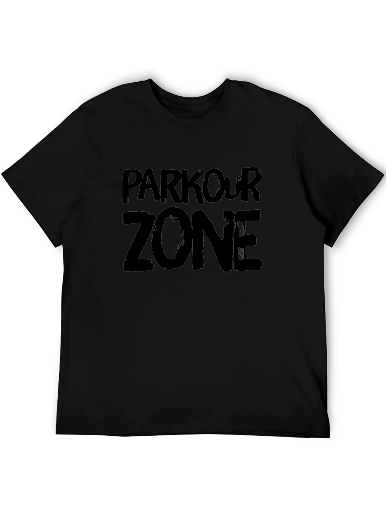 Parkour Zone Black Graphic T-Shirt