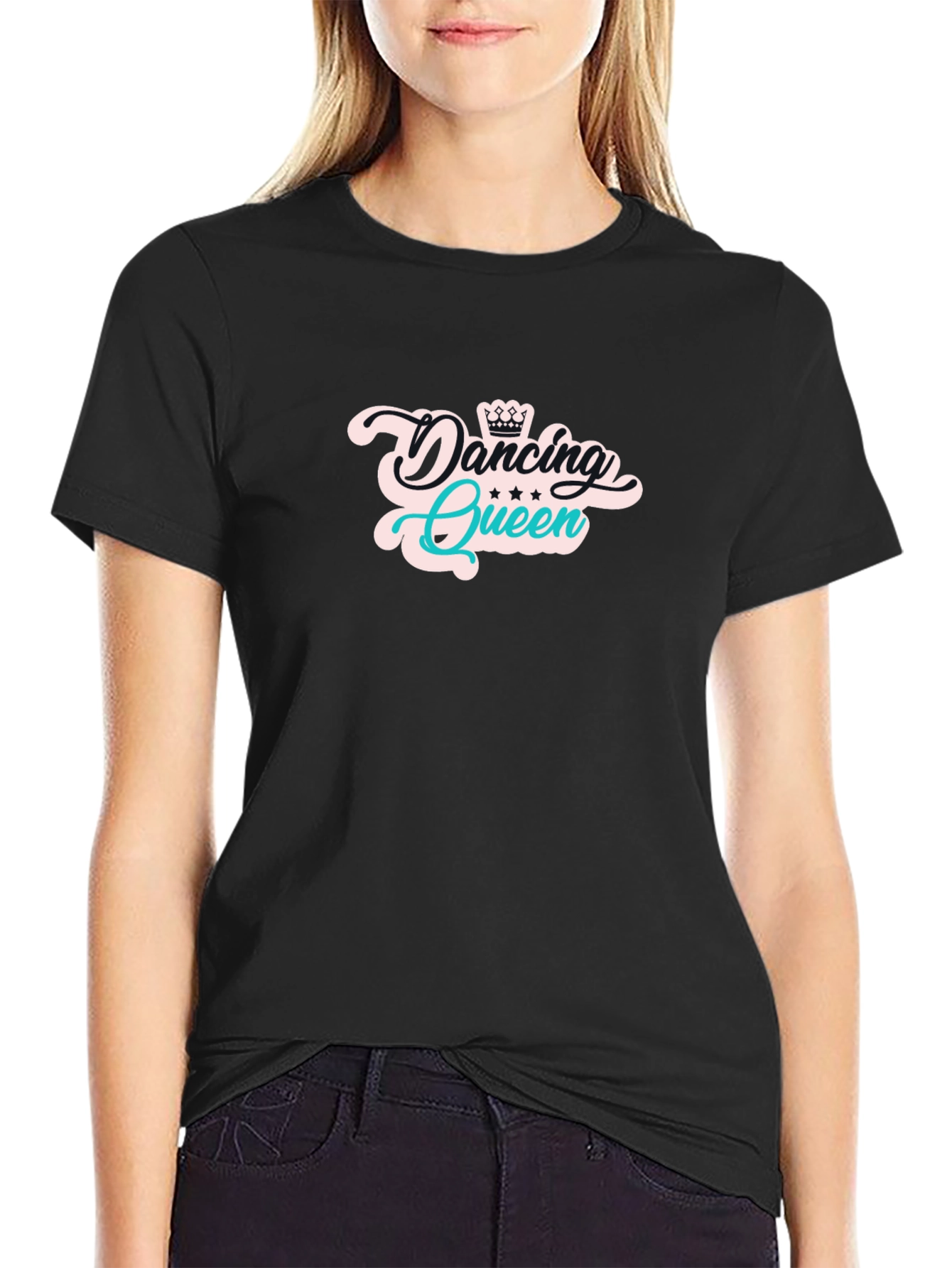 Dancing Queen Black T-Shirt