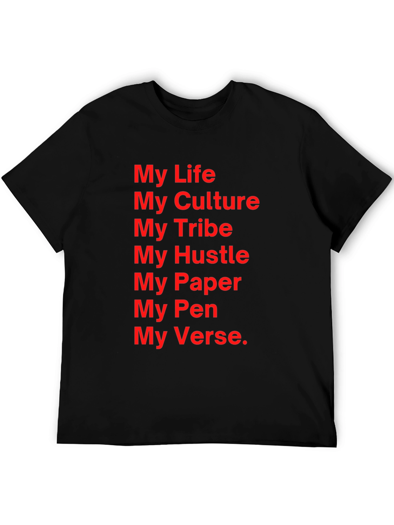My Life Crew Neck T-Shirt