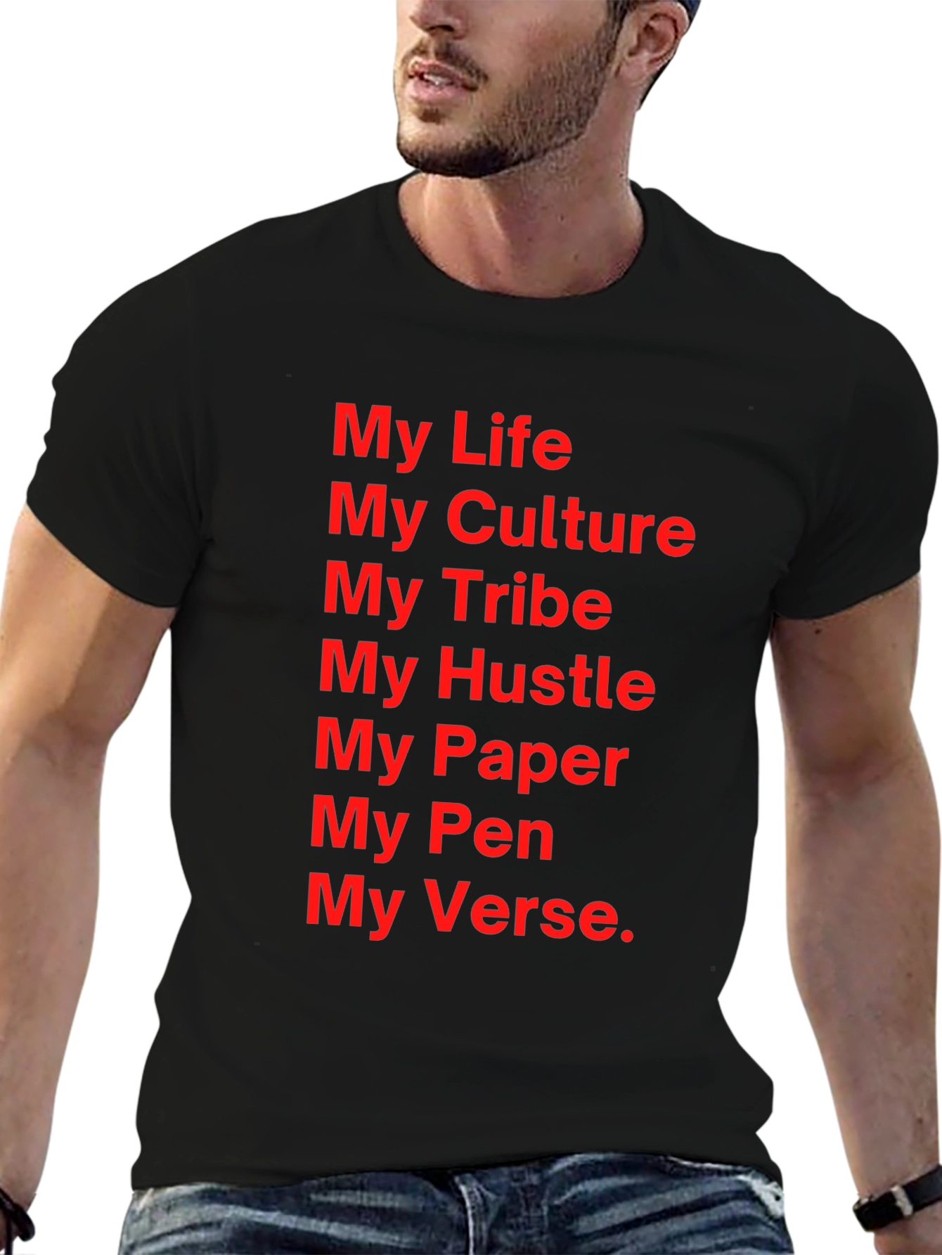 My Life Crew Neck T-Shirt