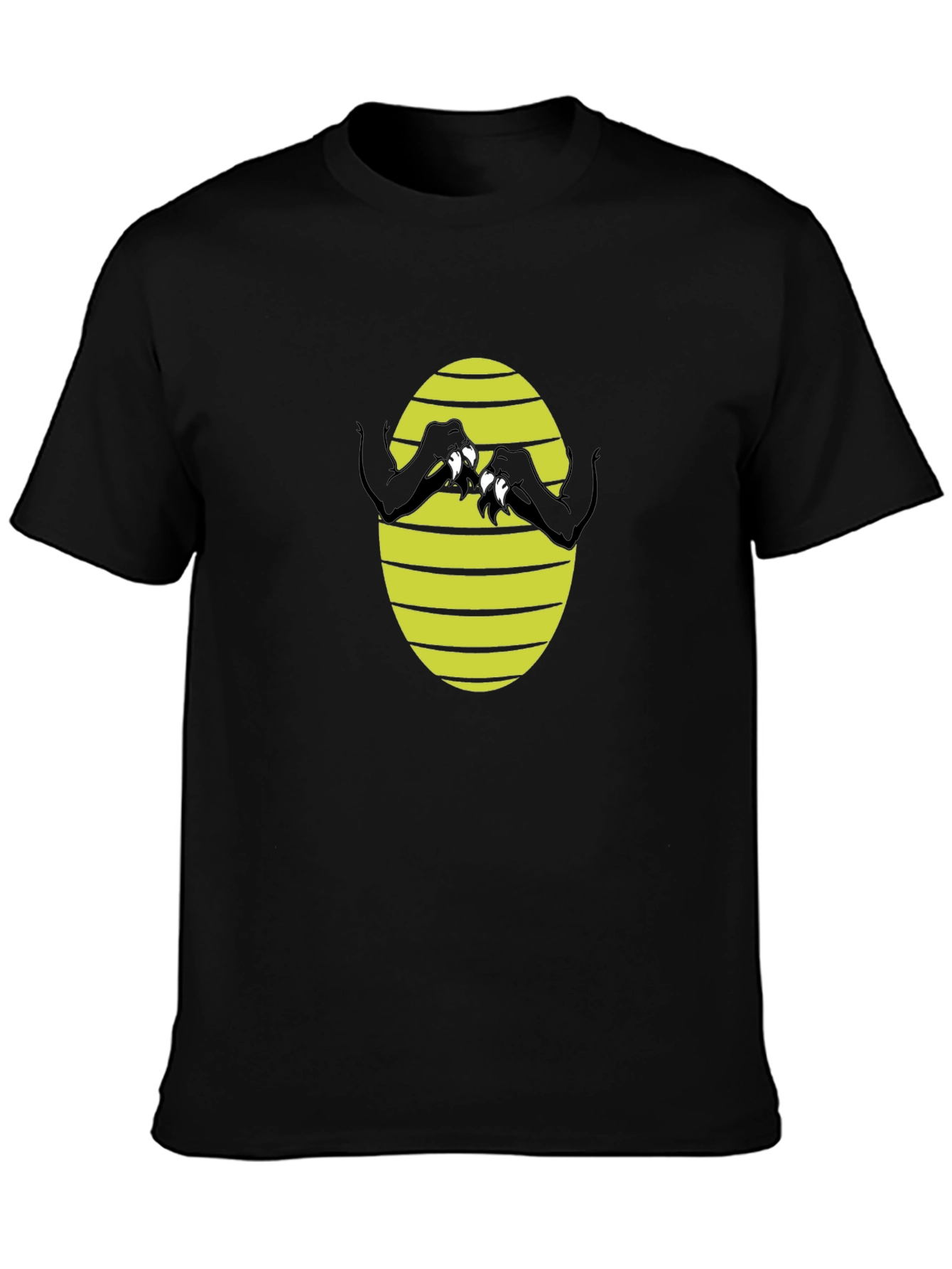 Clawed Graphic Tee - Black Cotton Shirt