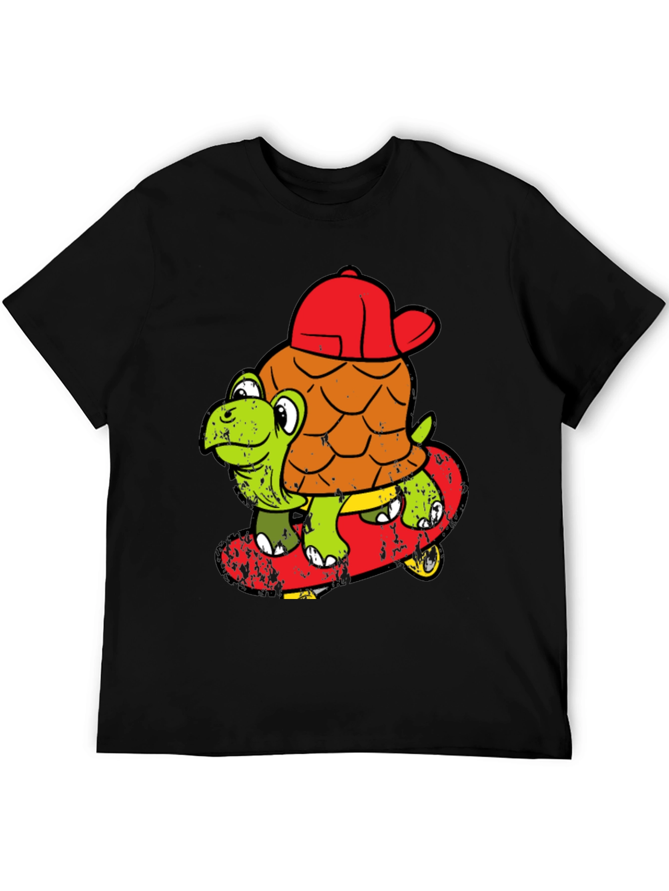 Turtle Skateboarder T-Shirt - Cool Cartoon Tee