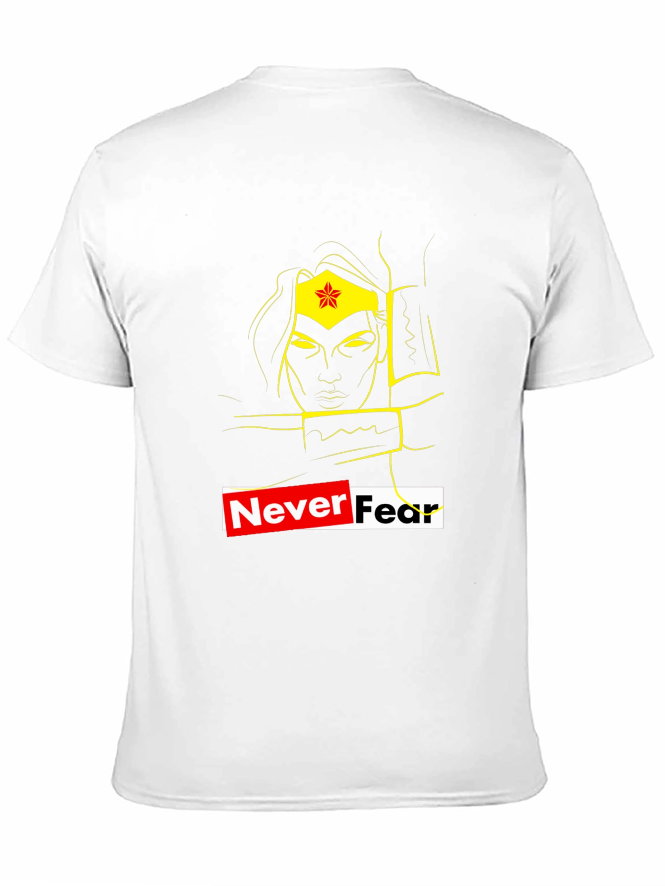 Wonder Woman Never Fear Black T-Shirt