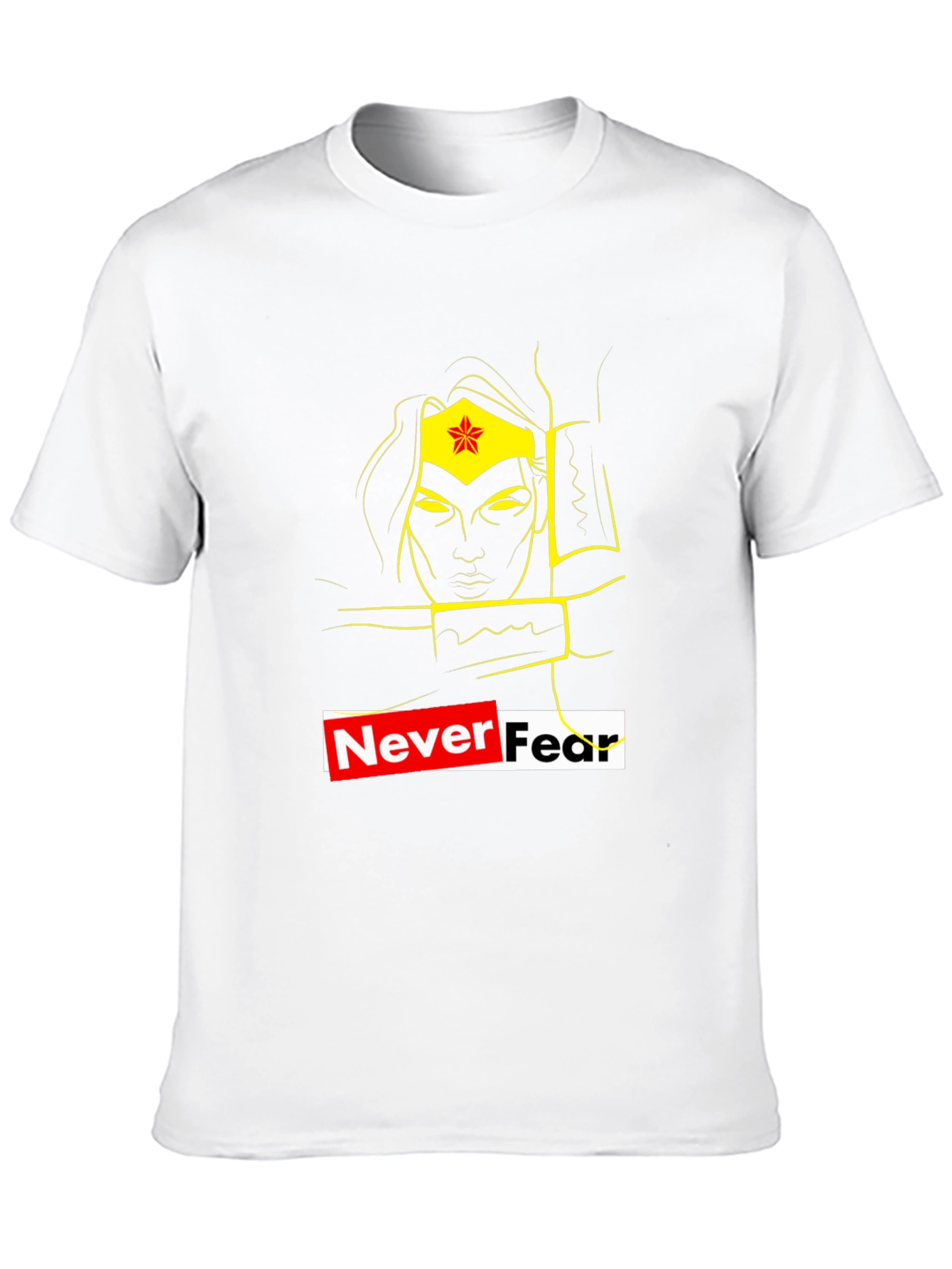 Wonder Woman Never Fear Black T-Shirt