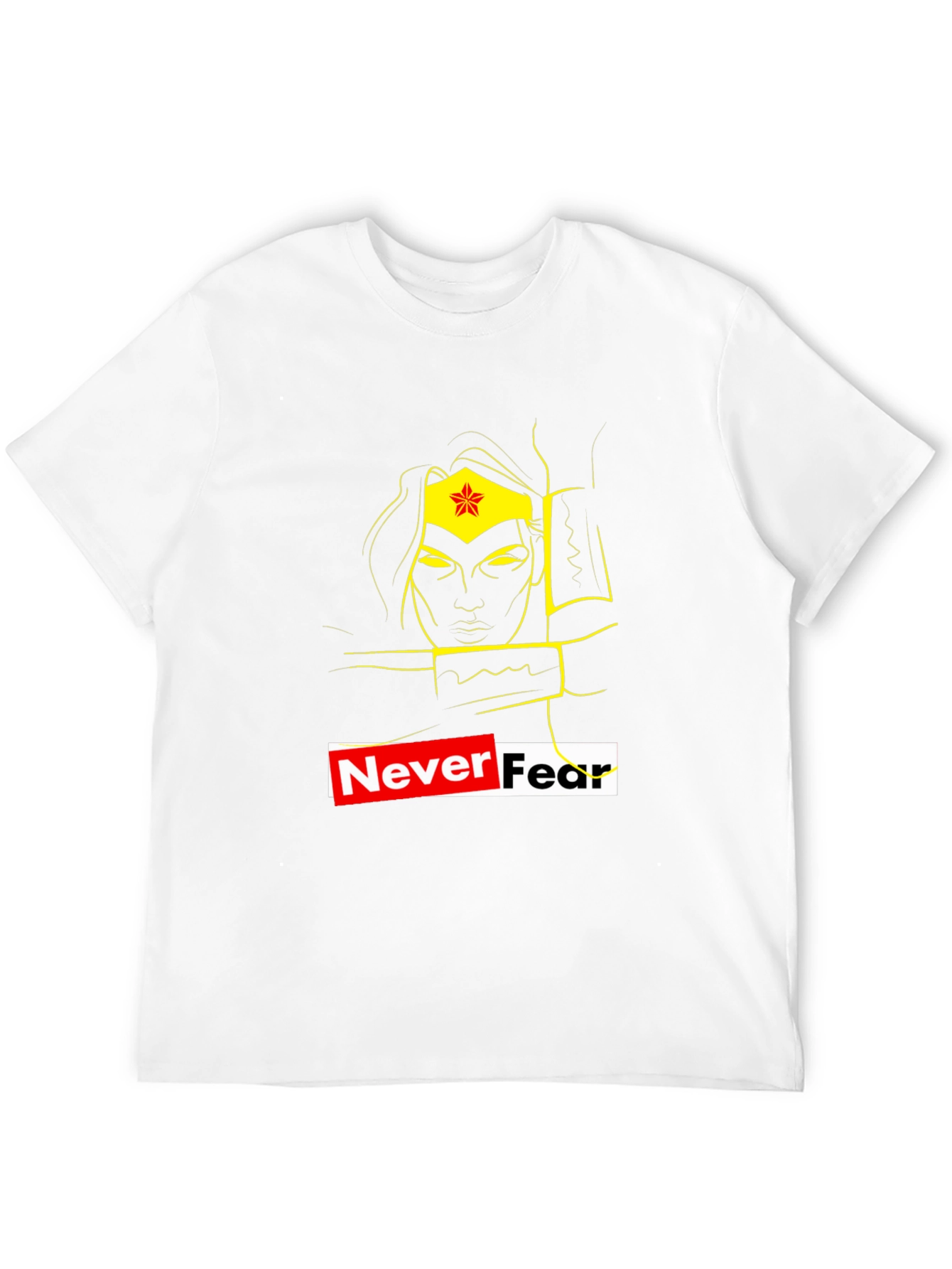 Wonder Woman Never Fear Black T-Shirt