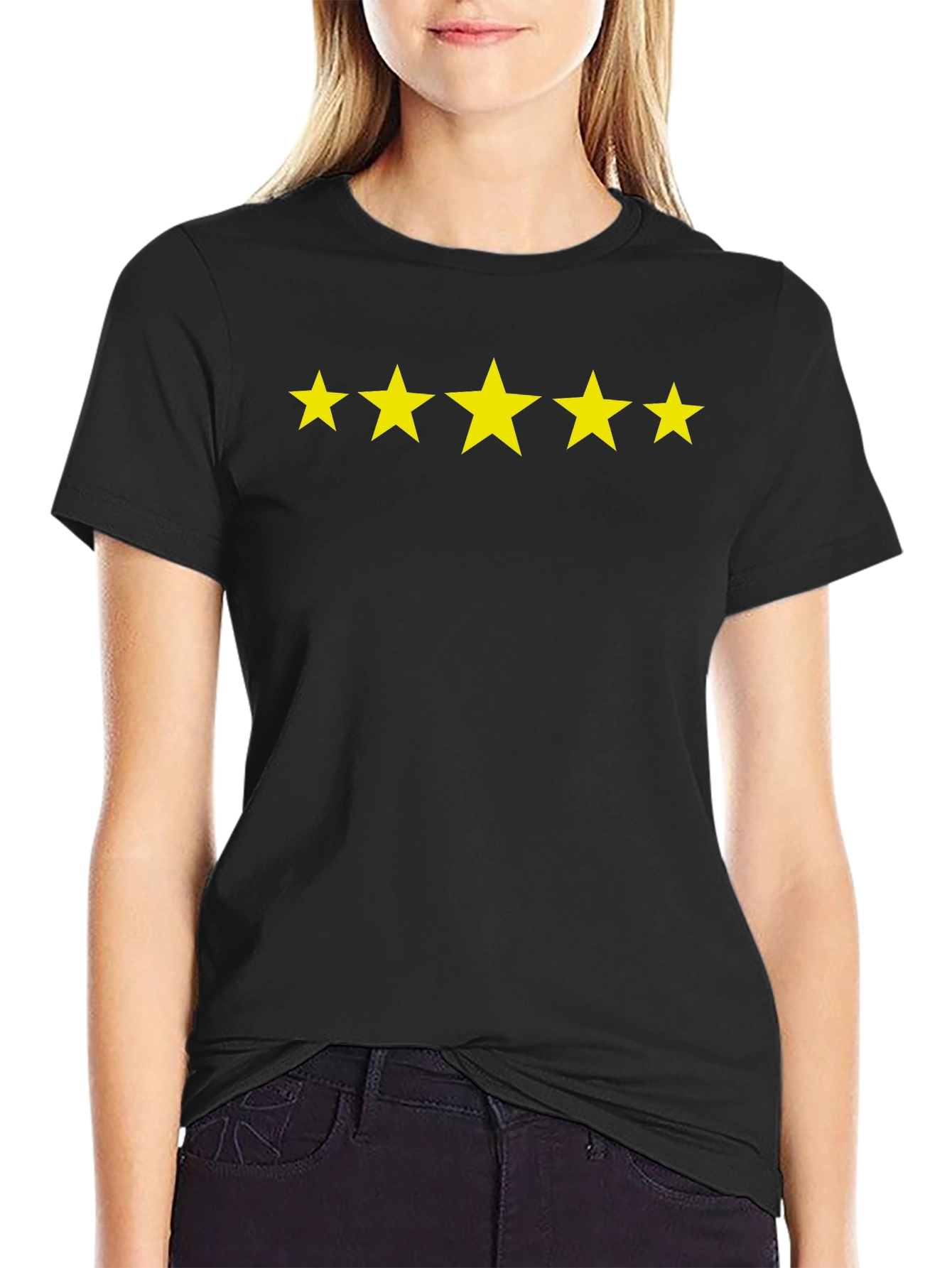 Five Star Black T-Shirt