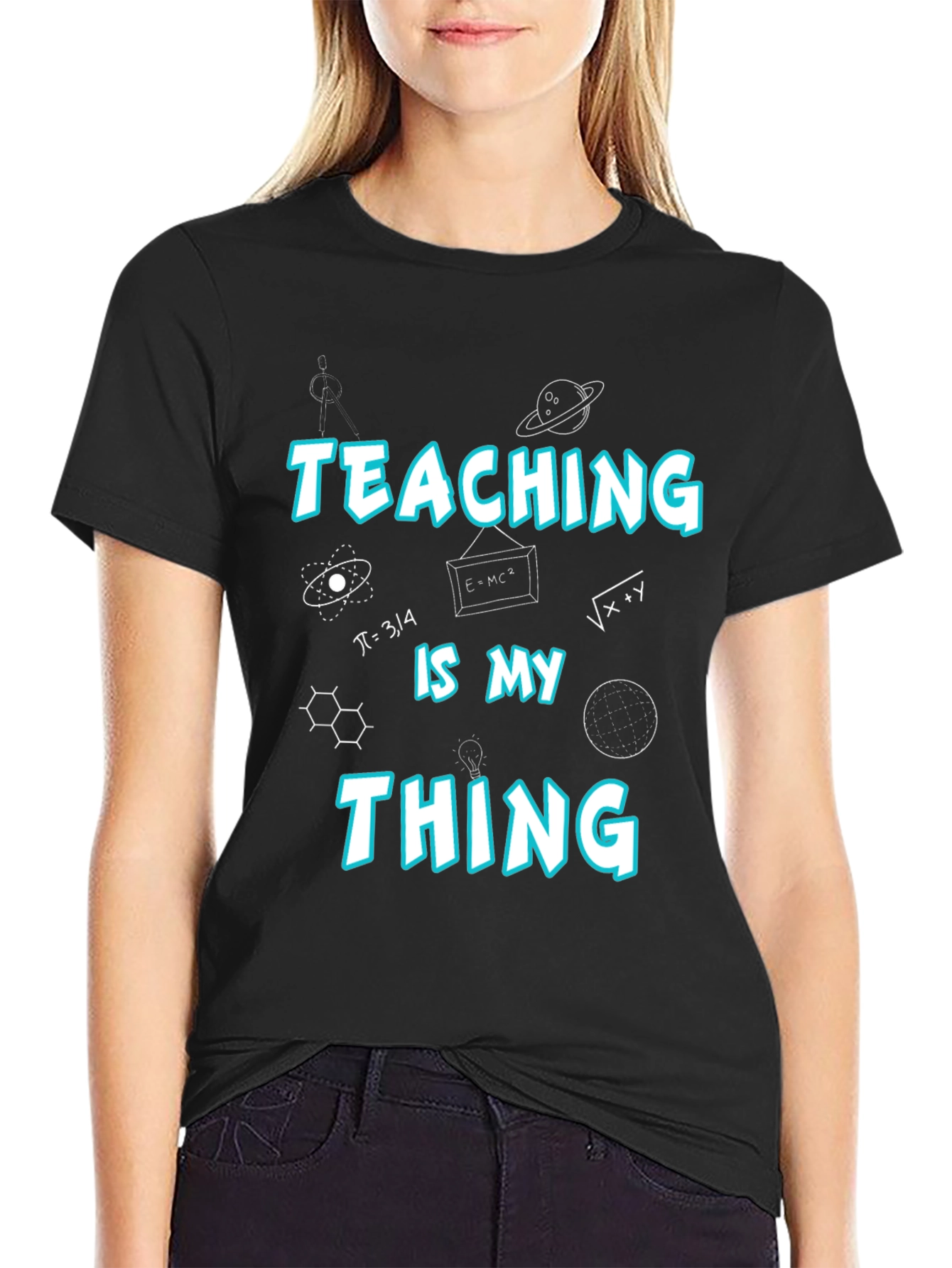 Teaching Is My Thing T-Shirt Science Teacher Gift