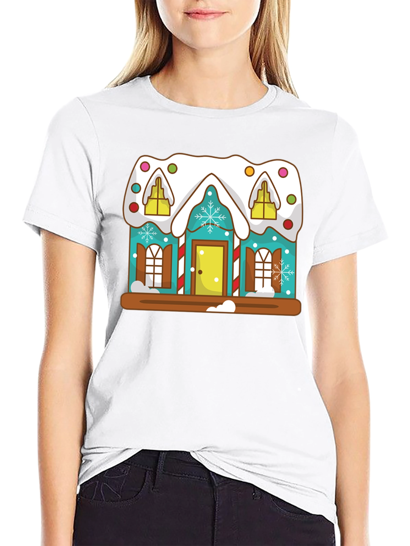 Gingerbread House Graphic Tee