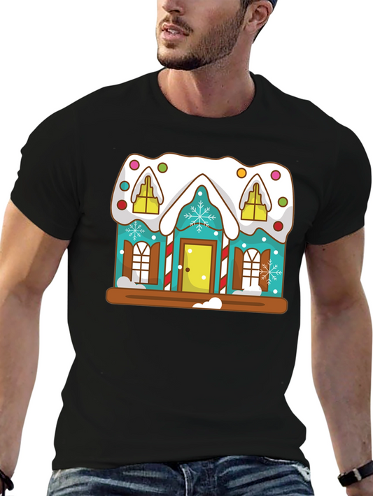 Gingerbread House Graphic Tee