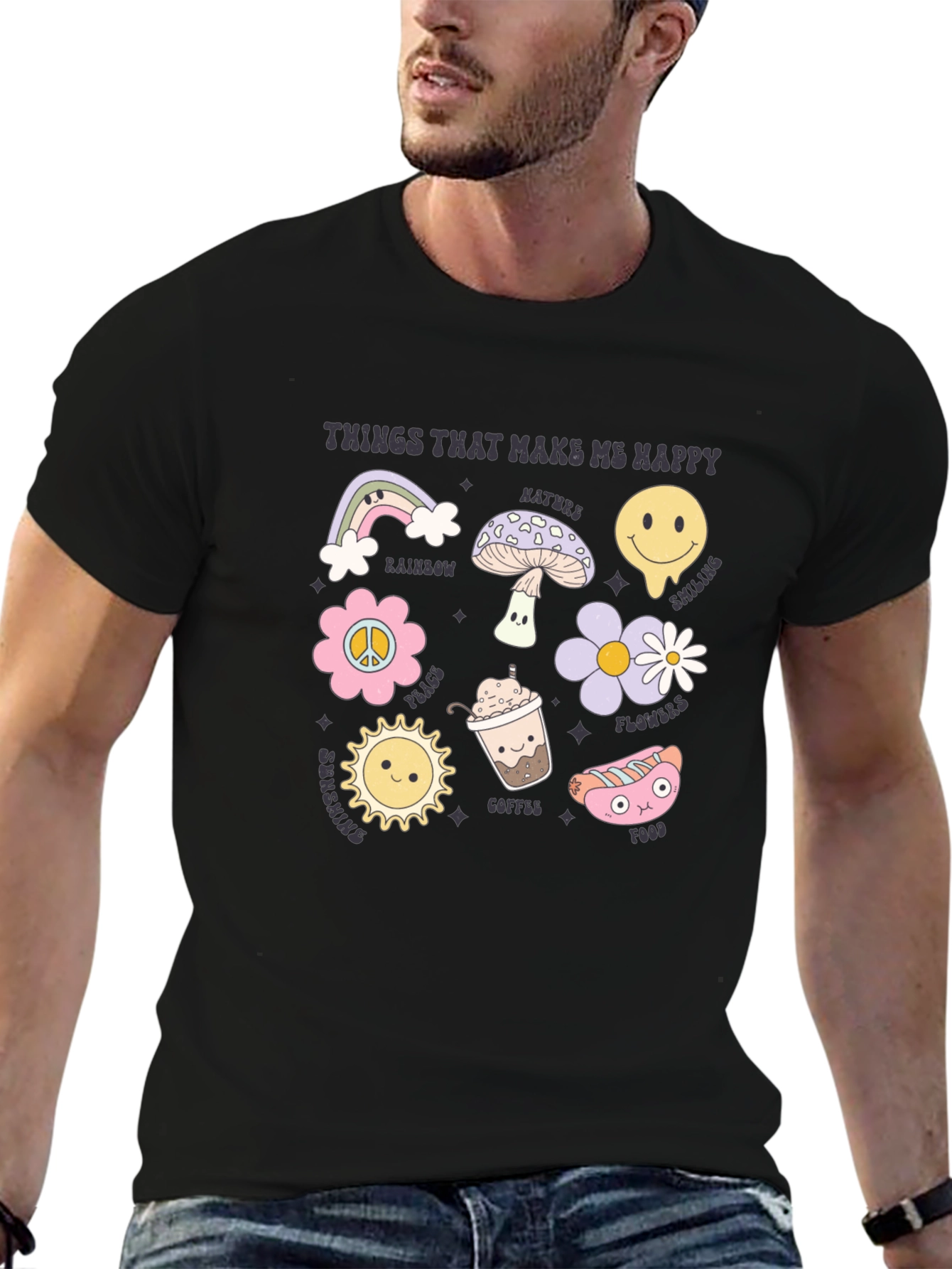 Things That Make Me Happy Graphic Tee