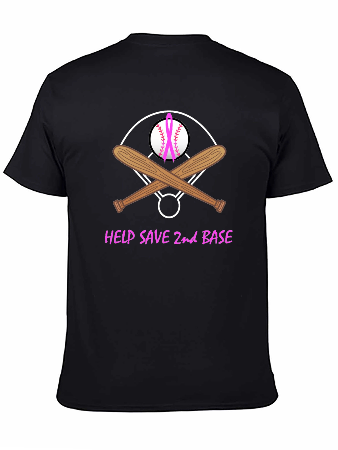 Help Save 2nd Base Baseball T-Shirt