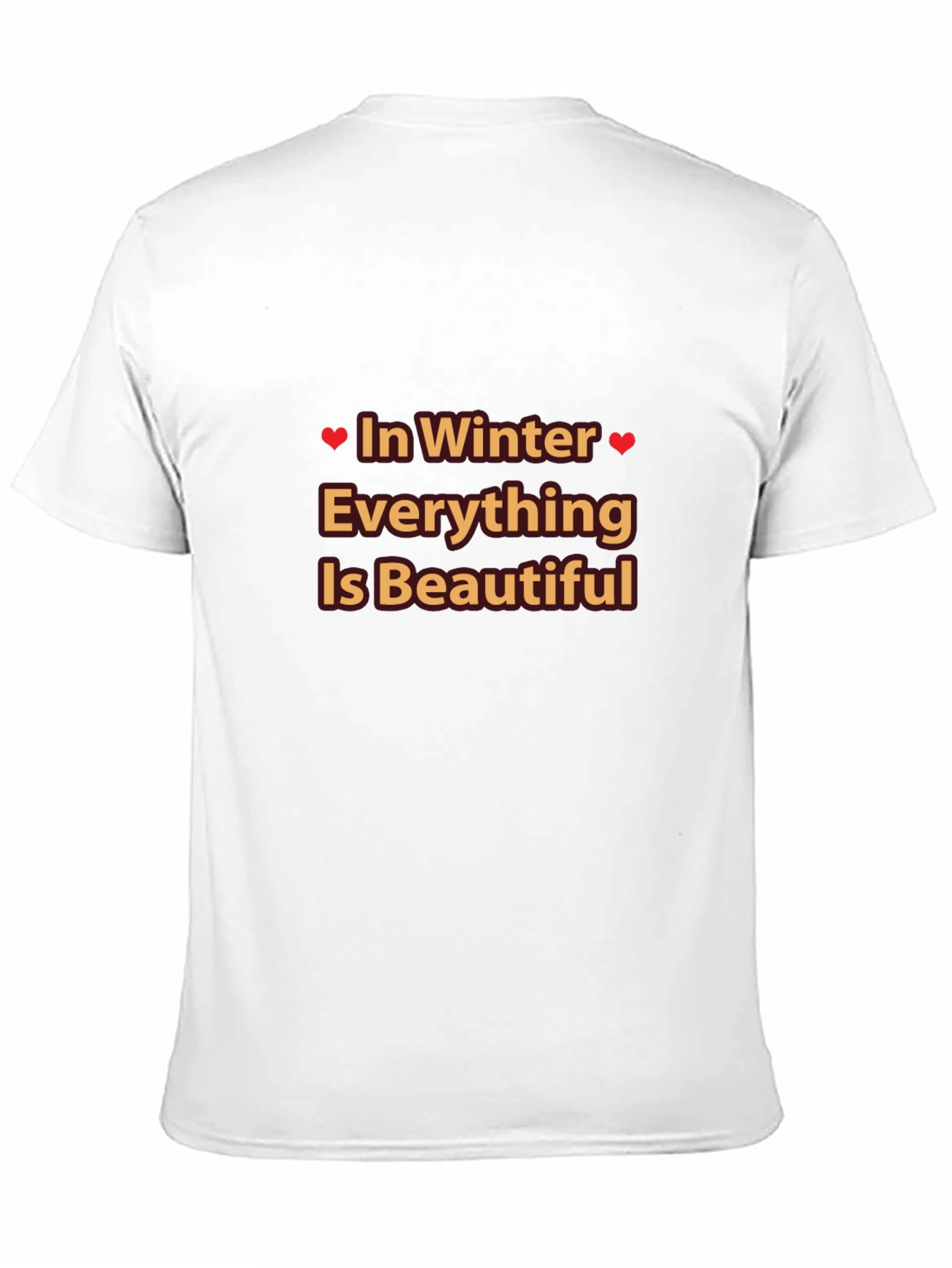 Winter Beautiful Black Tee
