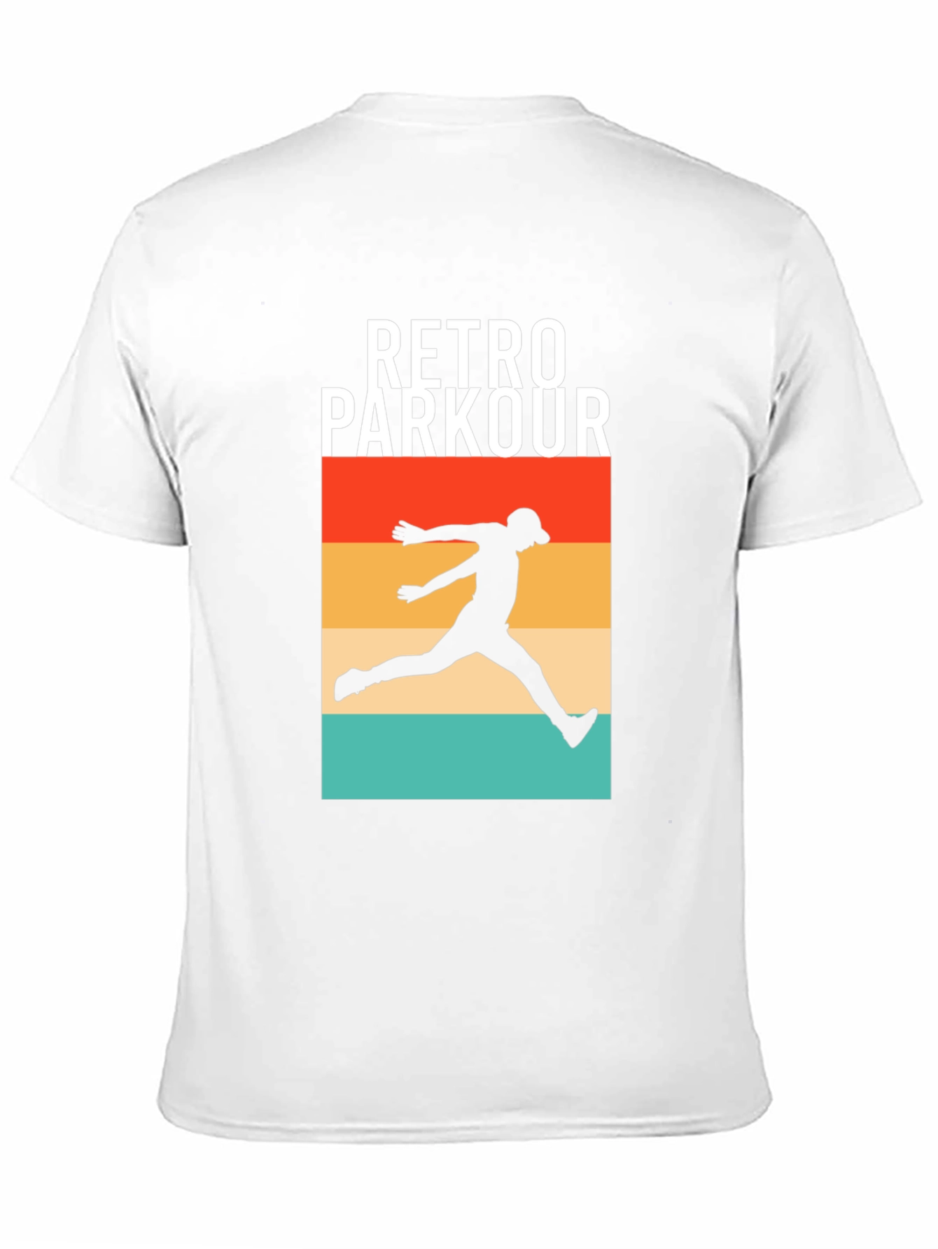 Retro Parkour Graphic Tee - Urban Style Shirt