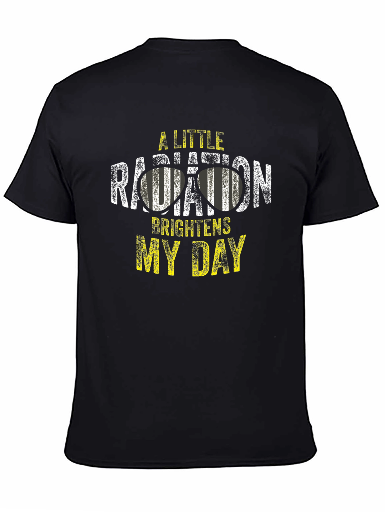 Radiation Brightens My Day Black T-Shirt