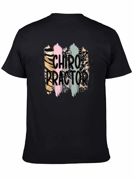 Chiropractor Brushstroke Graphic T-Shirt
