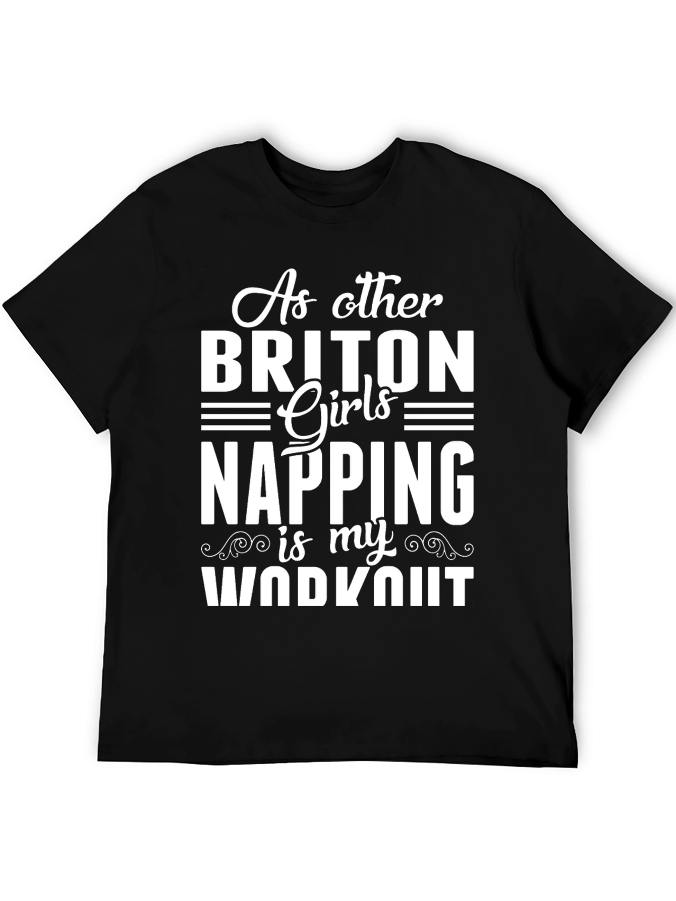 Briton Girls Napping Workout T-Shirt