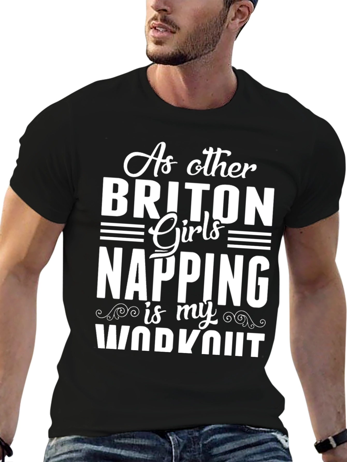 Briton Girls Napping Workout T-Shirt