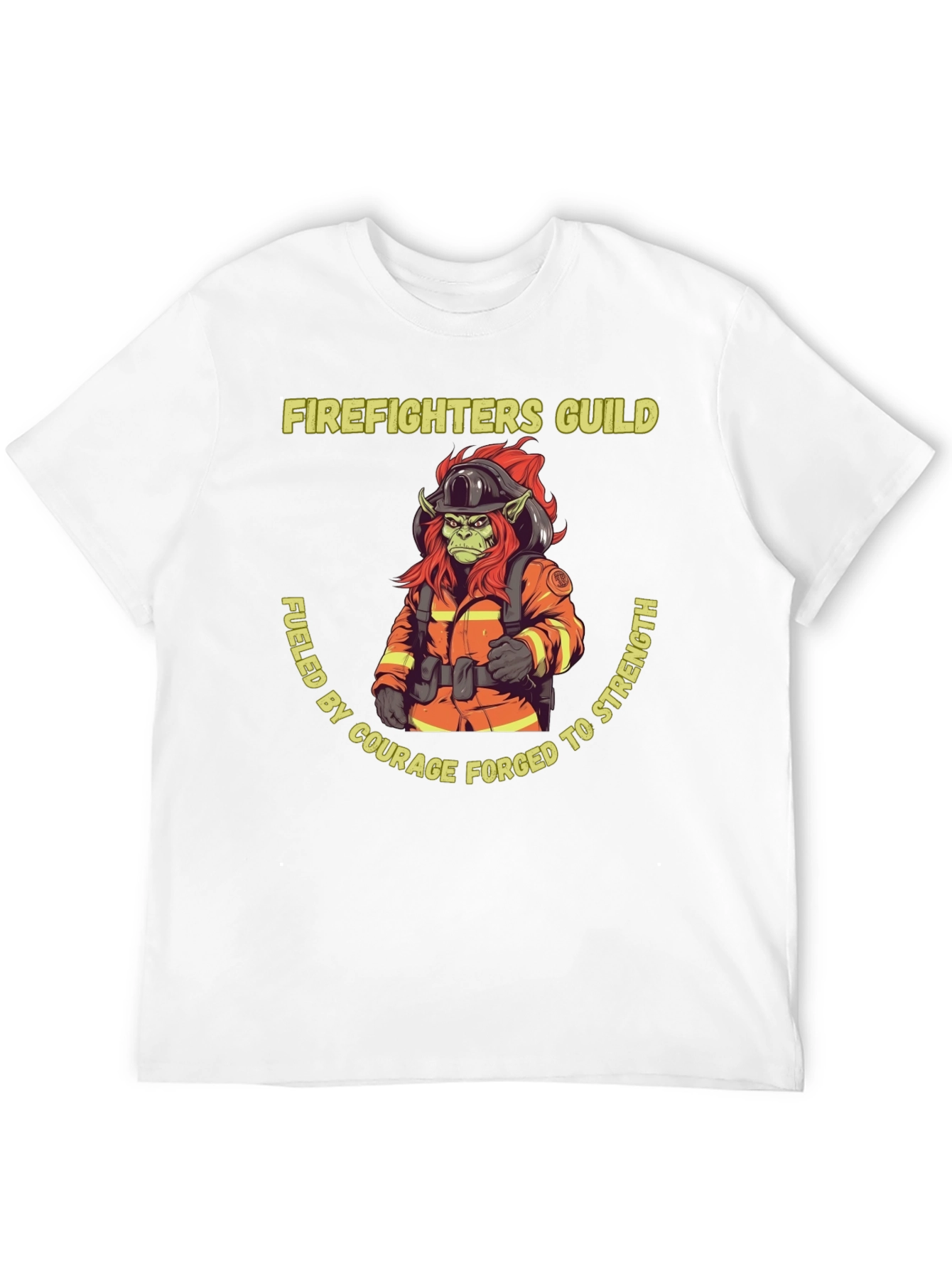 Firefighters Guild Graphic Tee - Courage Forged Strength