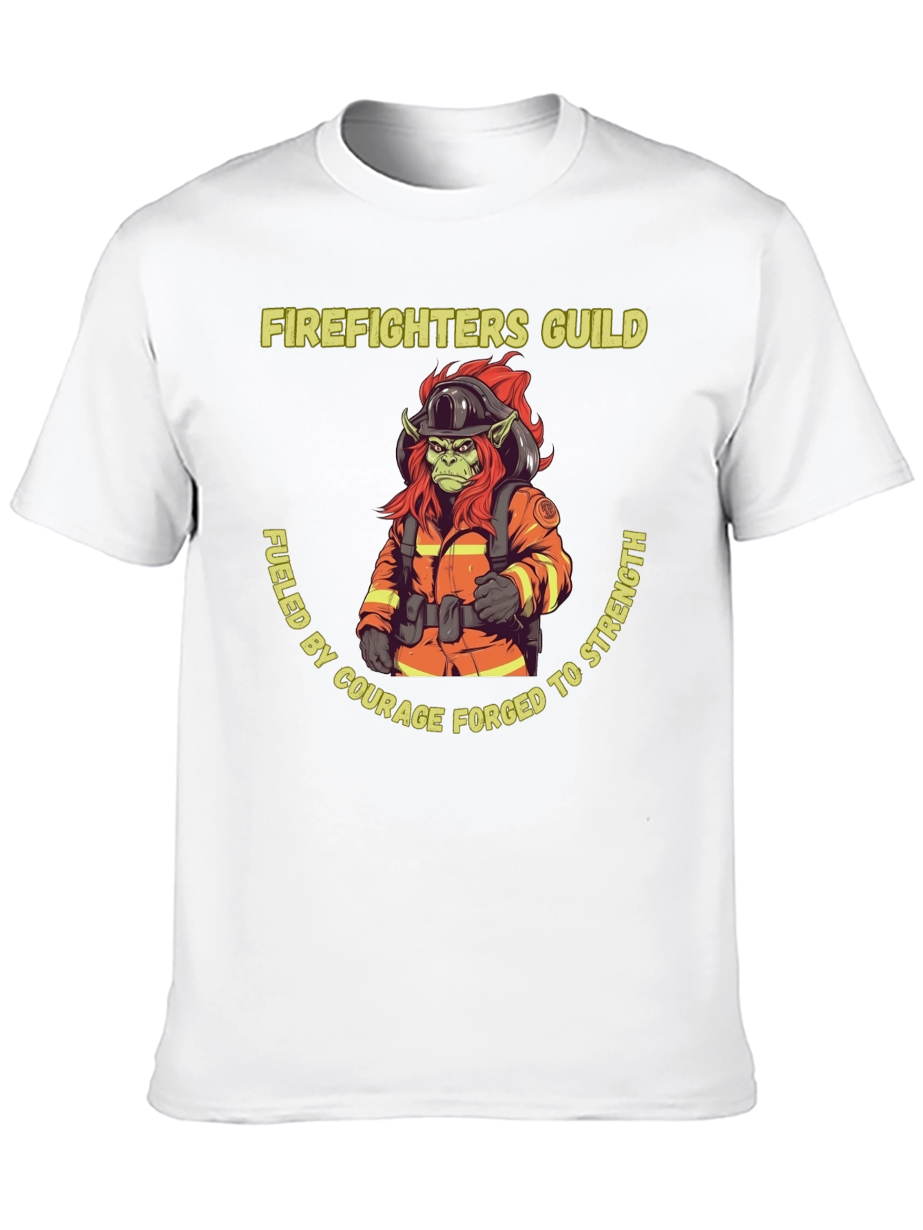 Firefighters Guild Graphic Tee - Courage Forged Strength