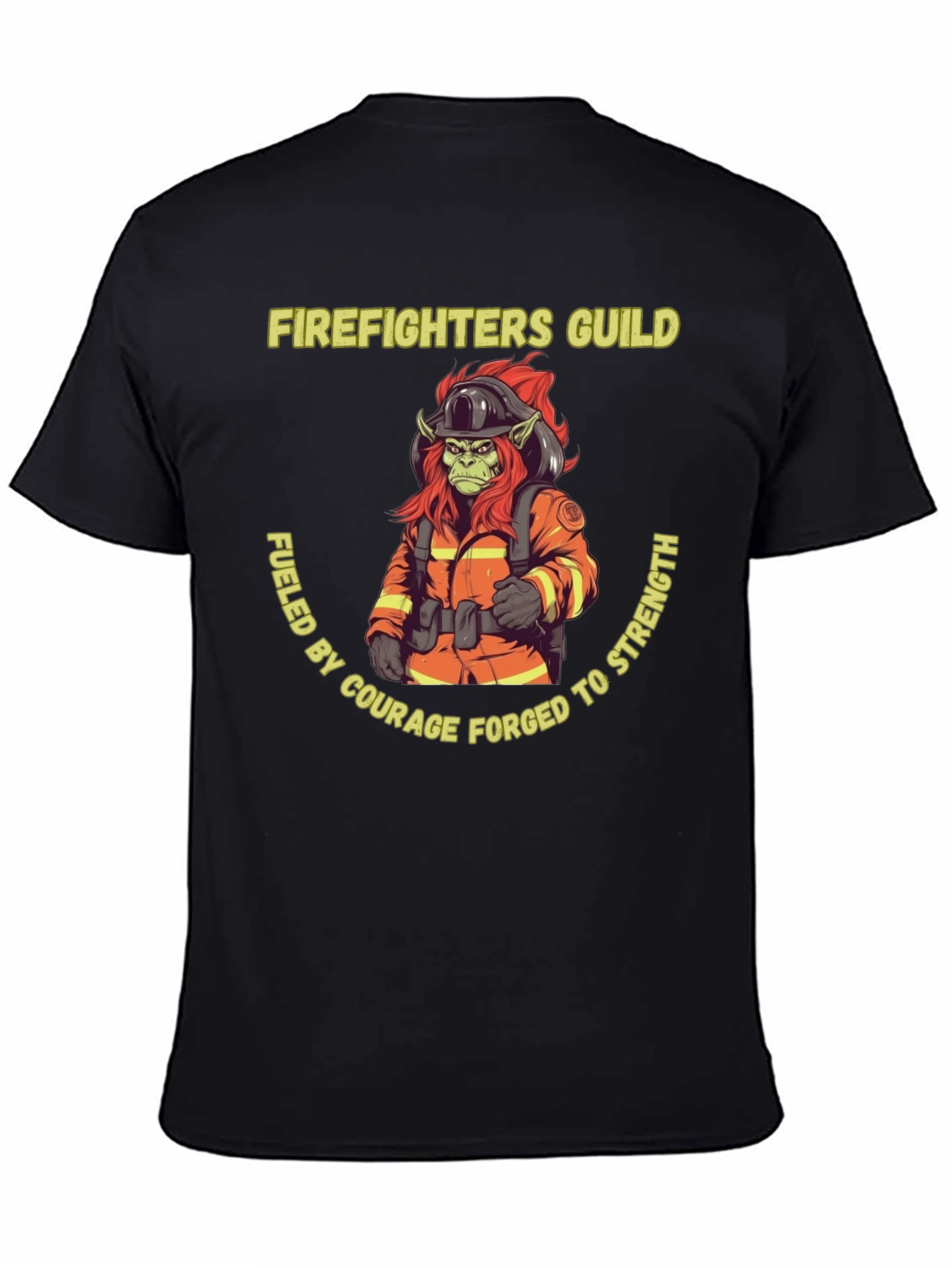 Firefighters Guild Graphic Tee - Courage Forged Strength