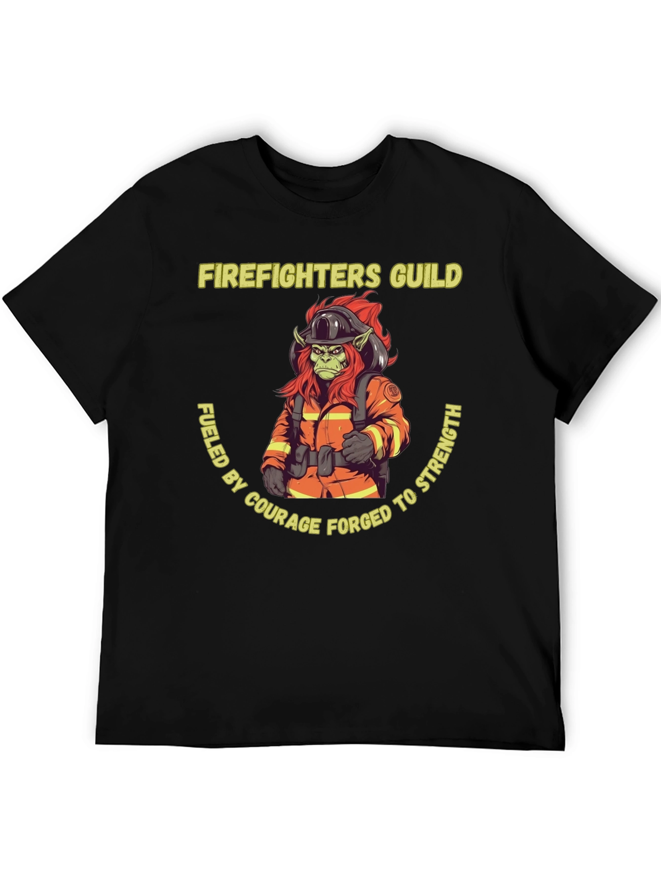 Firefighters Guild Graphic Tee - Courage Forged Strength