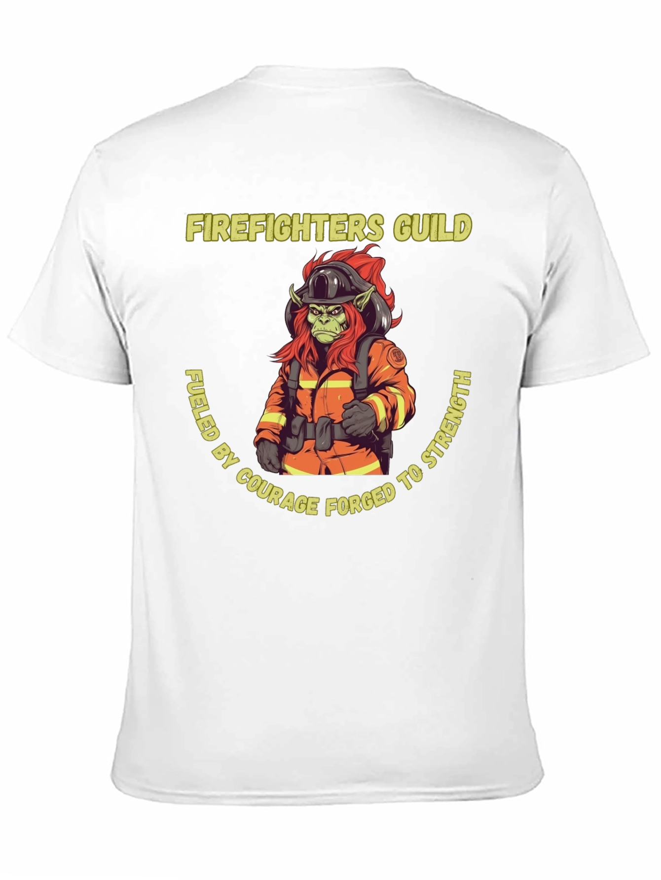Firefighters Guild Graphic Tee - Courage Forged Strength