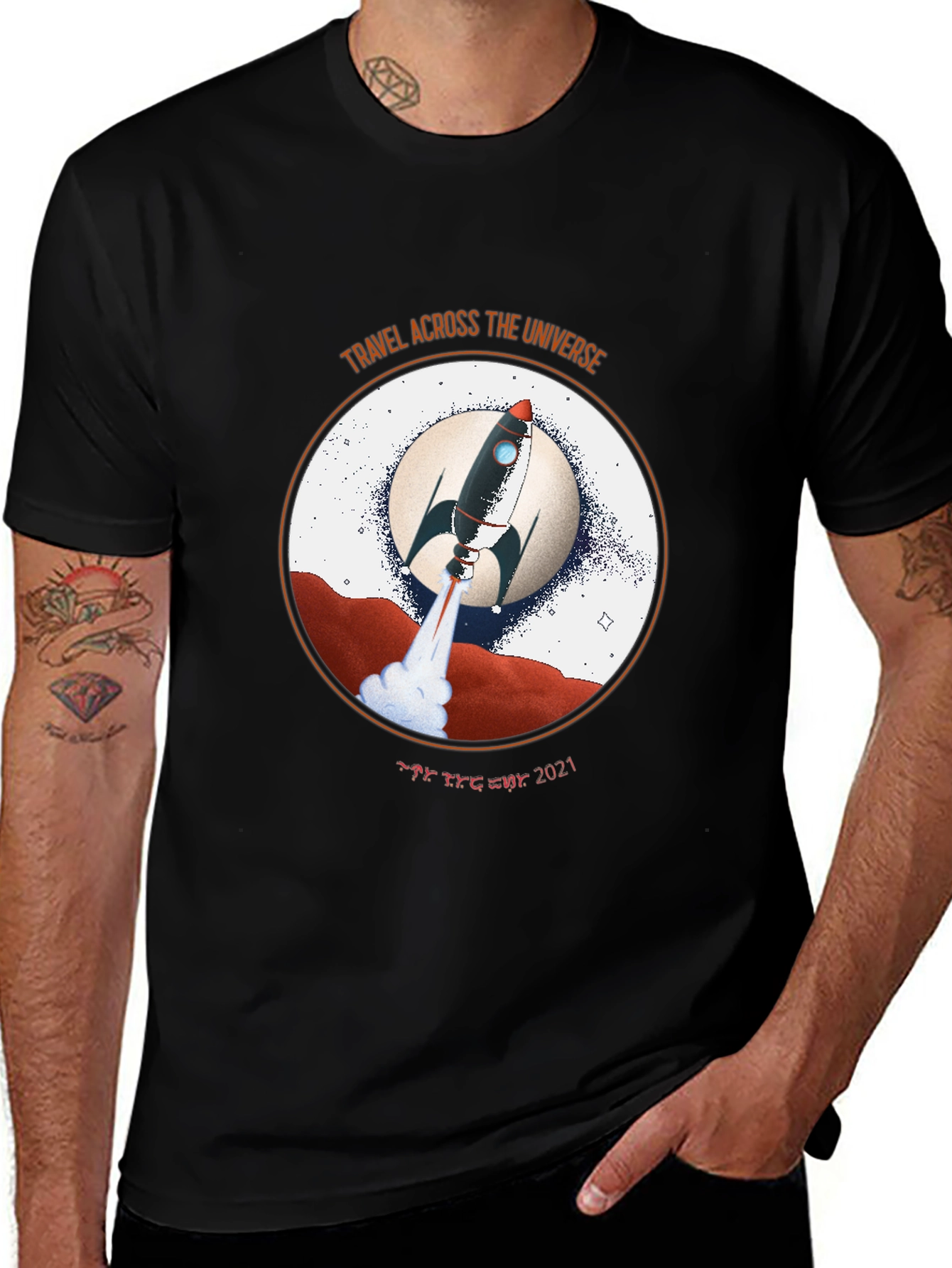 Travel Across The Universe Graphic T-Shirt