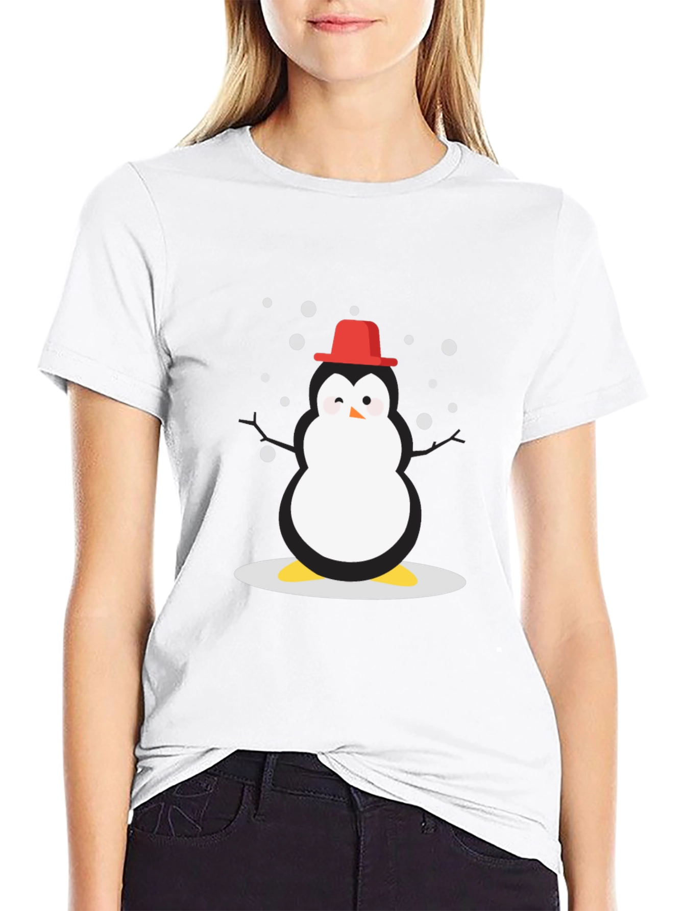 Penguin Holiday T-Shirt - Black