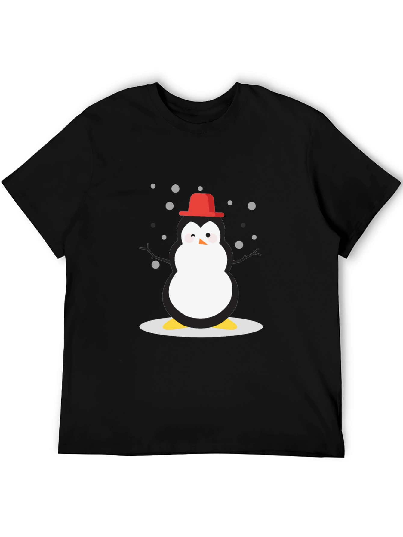 Penguin Holiday T-Shirt - Black