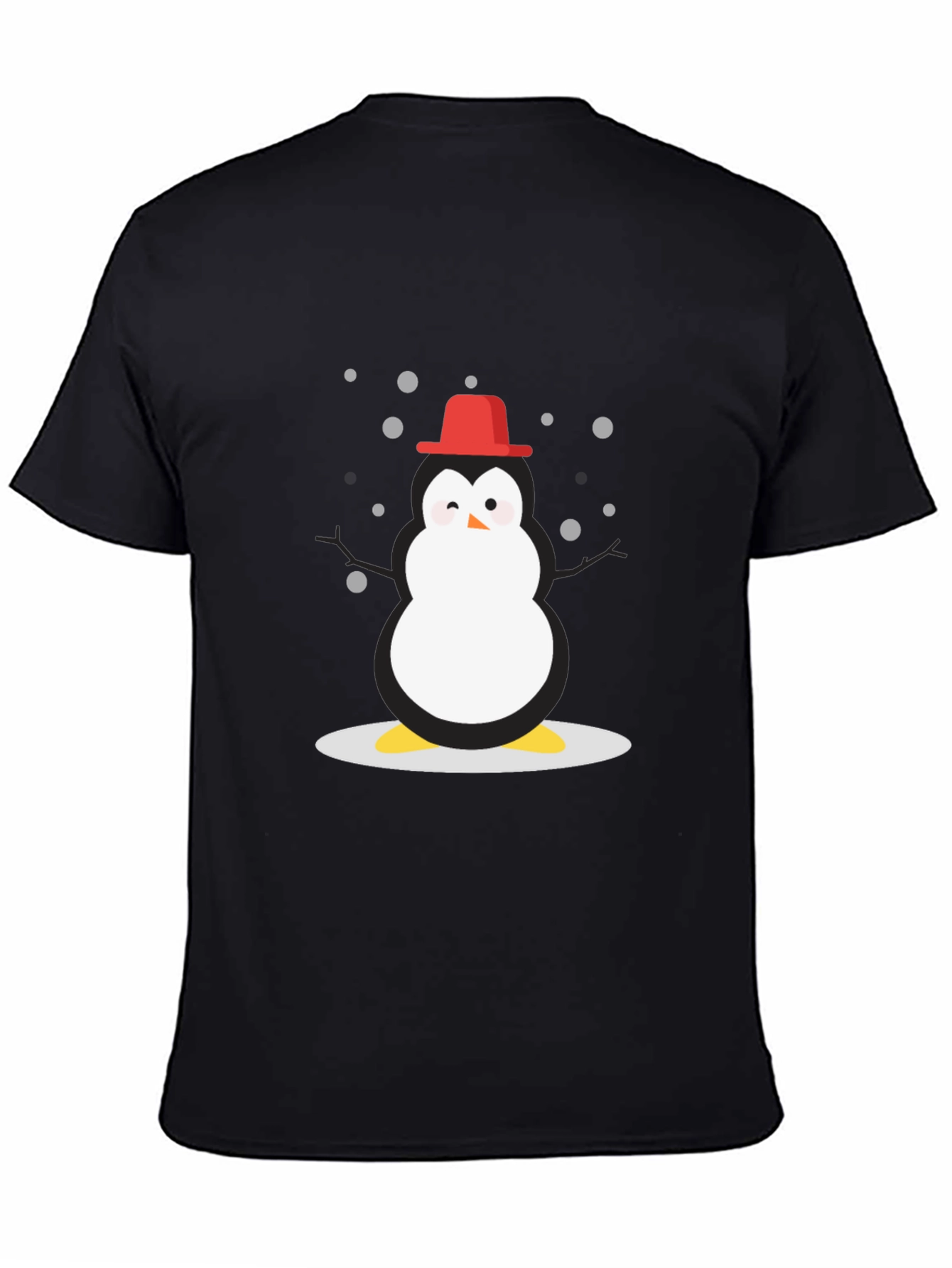 Penguin Holiday T-Shirt - Black