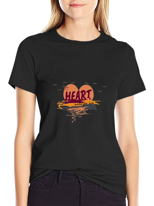 Heart Melts For Him Graphic Tee