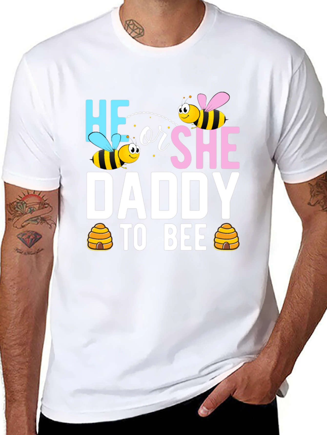 He or She Daddy to Bee T-Shirt