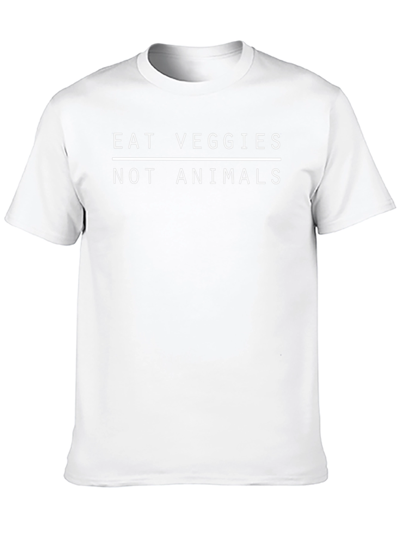Eat Veggies Not Animals Graphic Tee - Vegan Shirt