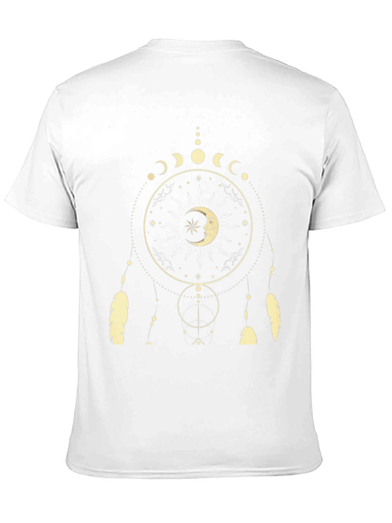 Dreamcatcher Moon Phase T-Shirt - Black