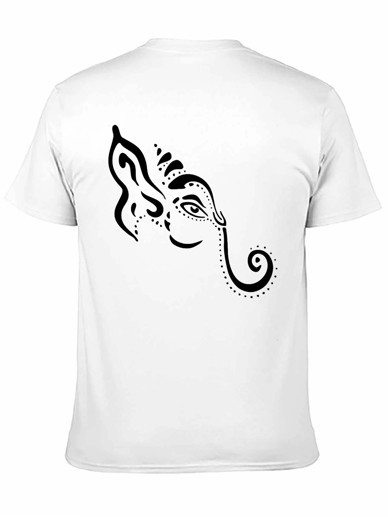 Ganesh Graphic Tee - Stylish Black Cotton T-Shirt