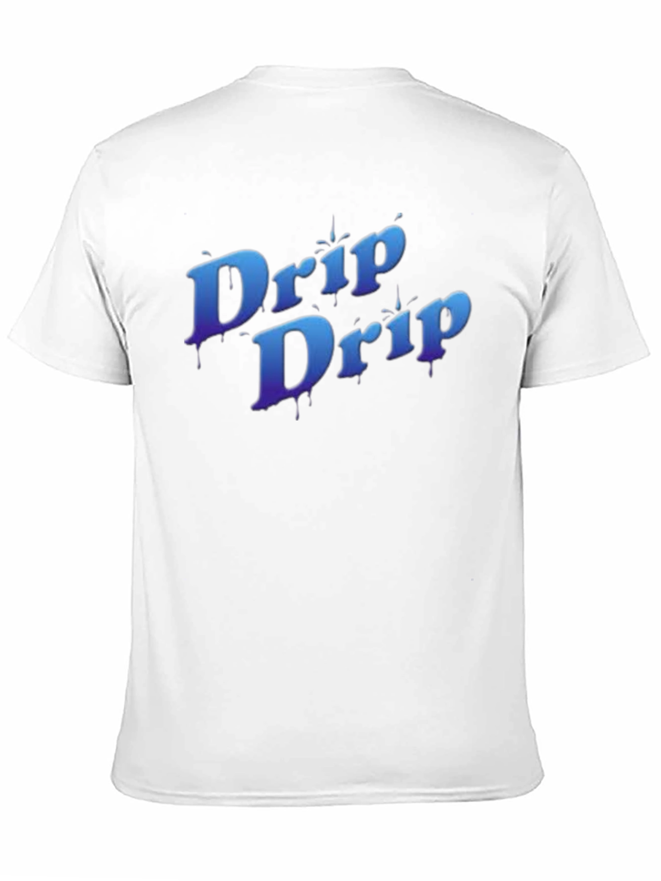 Drip Drip Graphic Print Mens Black T-Shirt