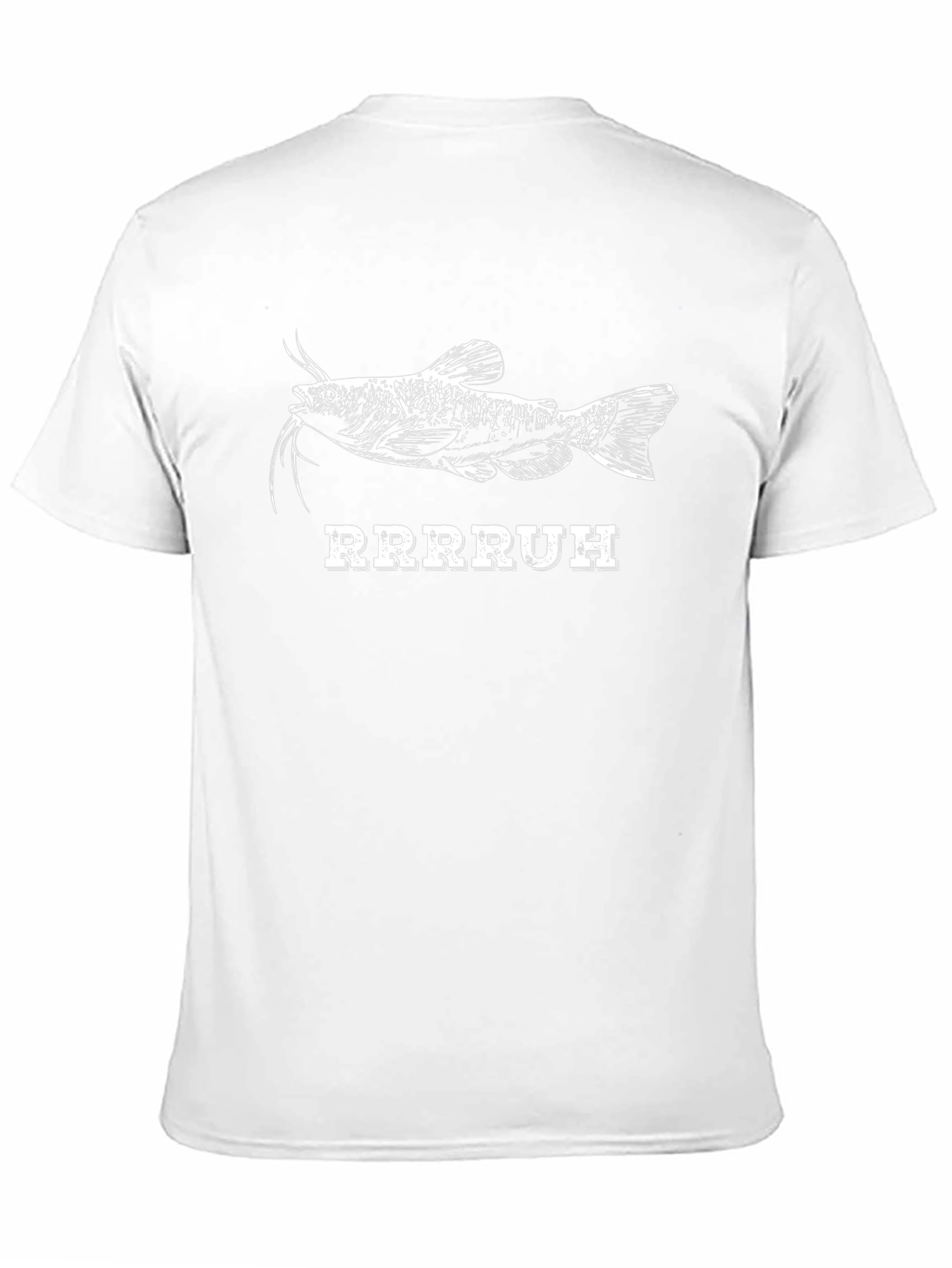 Black Catfish Graphic T-Shirt - RRRRUH Funny Tee