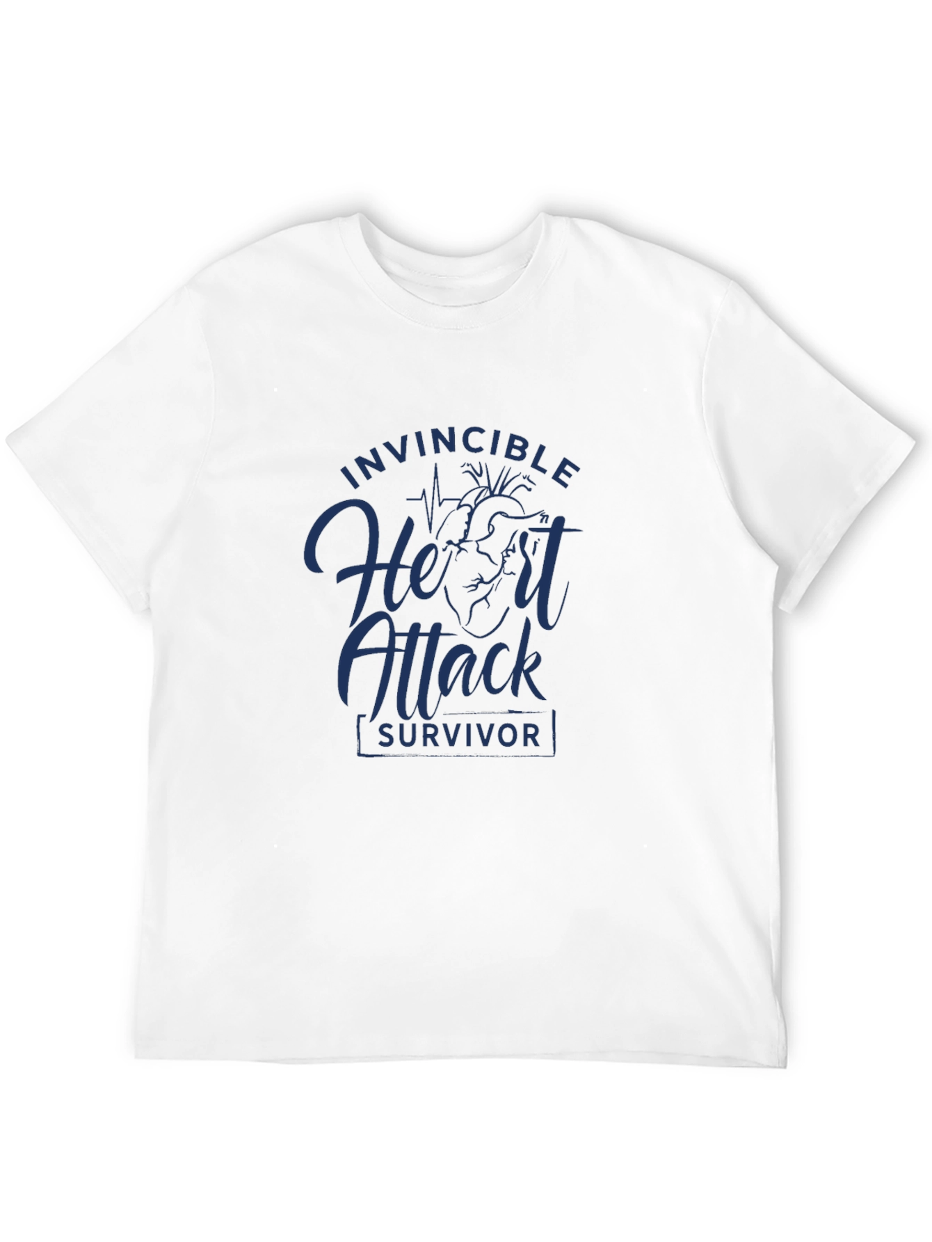 Invincible Heart Attack Survivor Graphic Tee