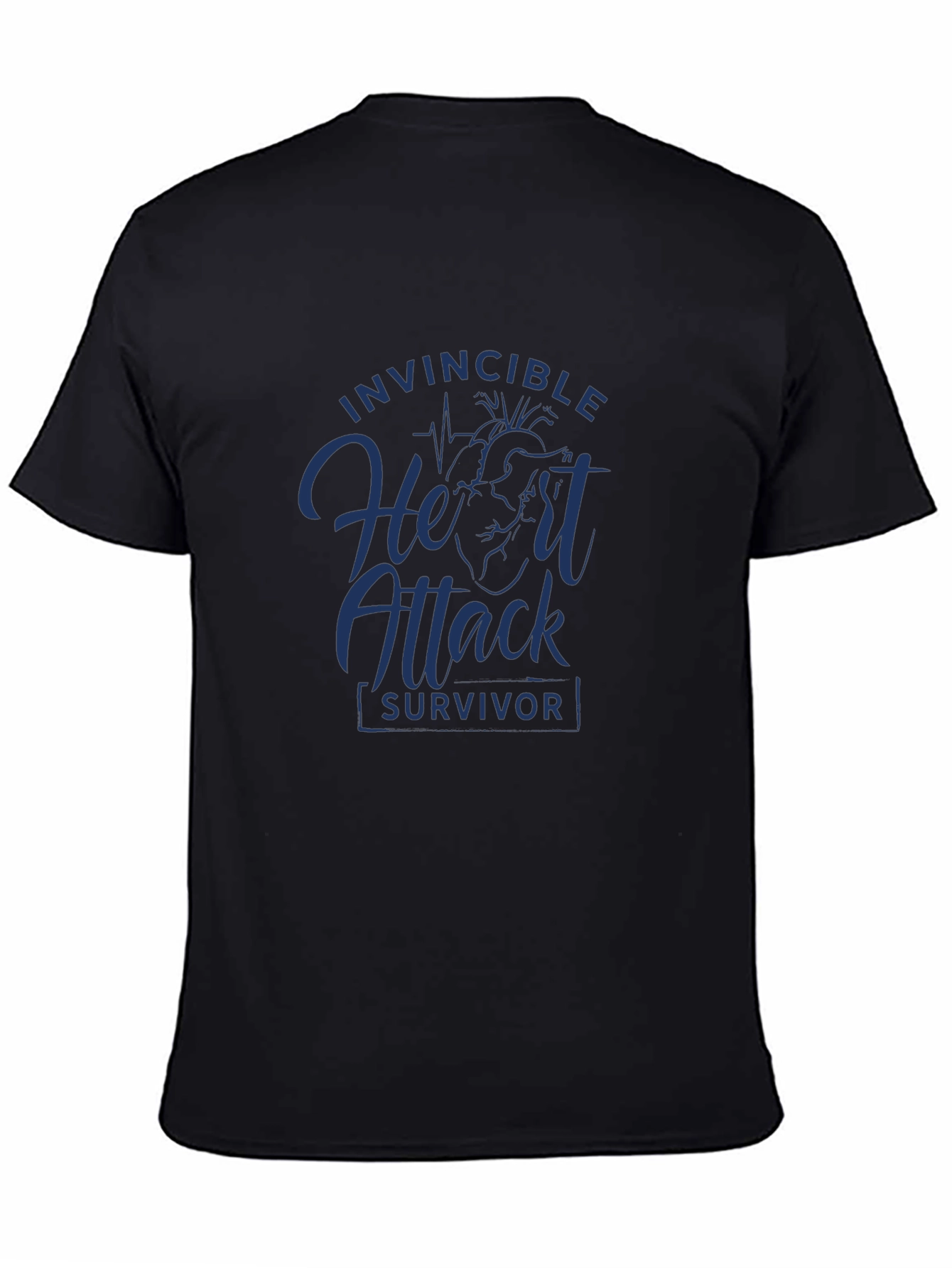 Invincible Heart Attack Survivor Graphic Tee
