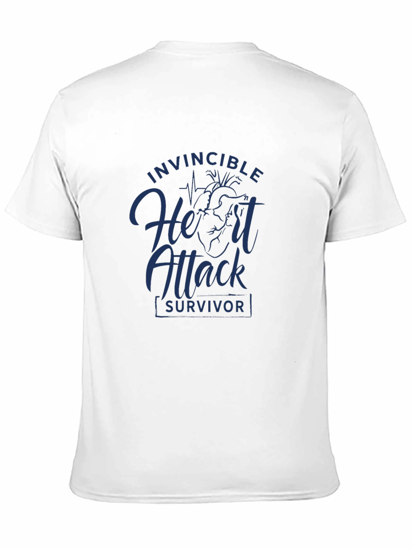 Invincible Heart Attack Survivor Graphic Tee
