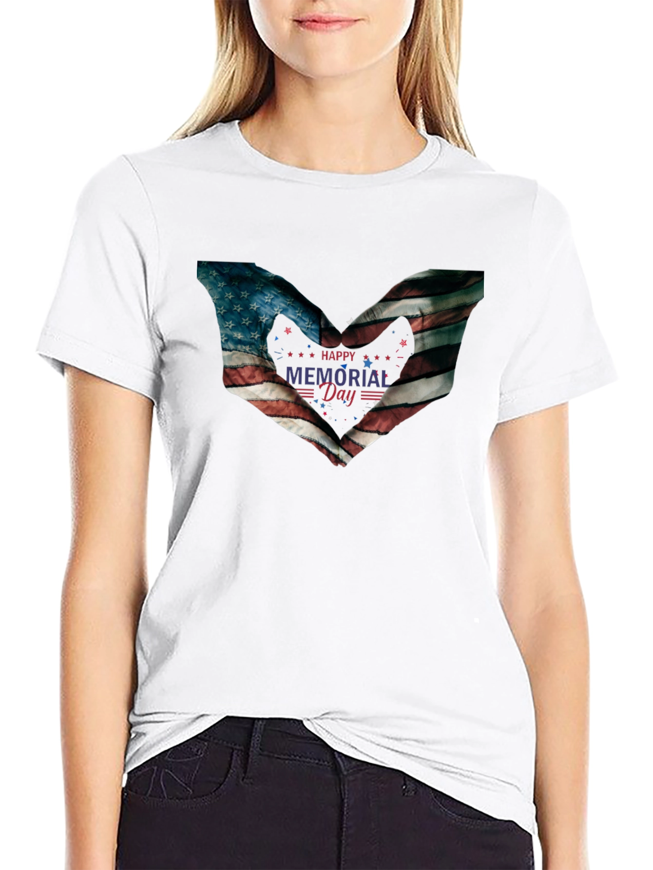 Memorial Day American Flag Graphic Tee