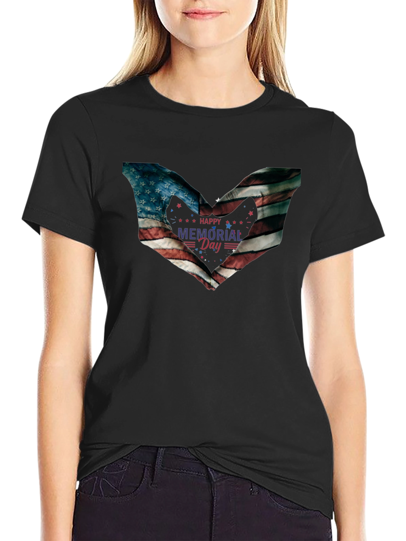 Memorial Day American Flag Graphic Tee