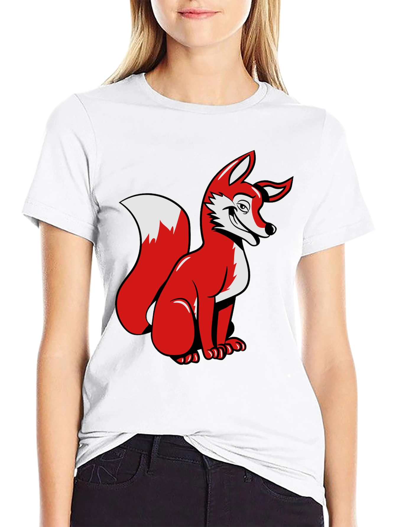Fox Graphic Black T-Shirt