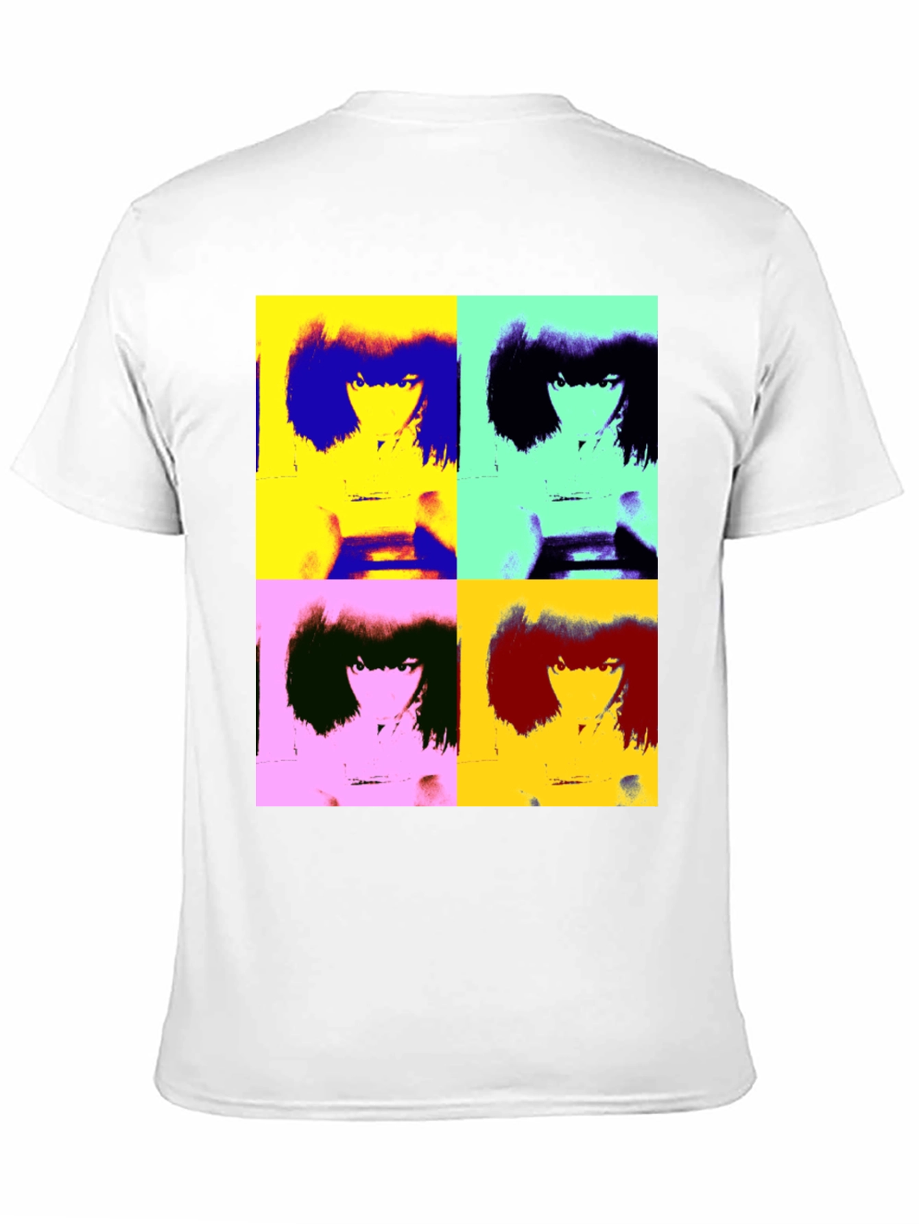 Pop Art Graphic Tee - Retro Style Black T-Shirt