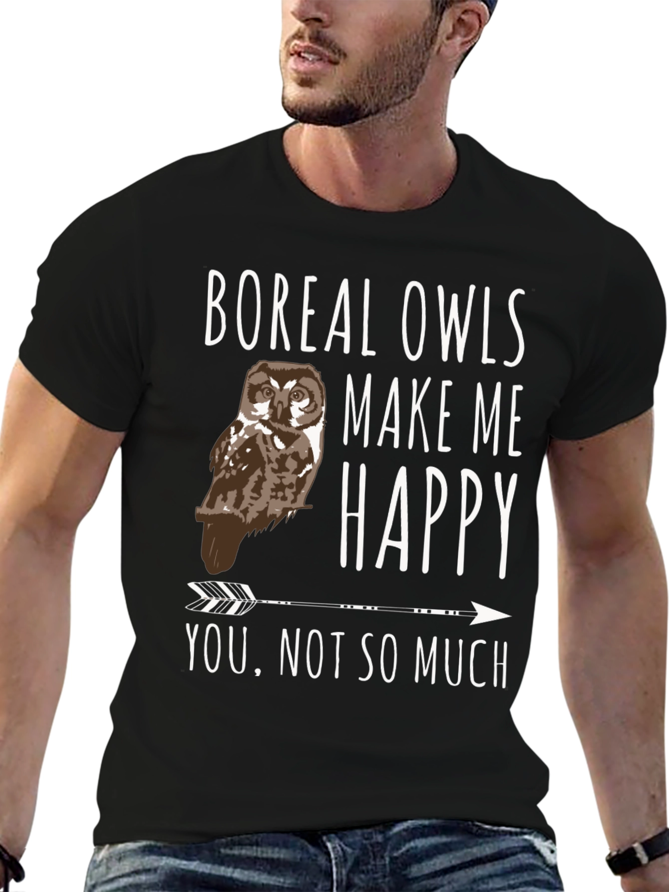 Boreal Owls Make Me Happy T-Shirt